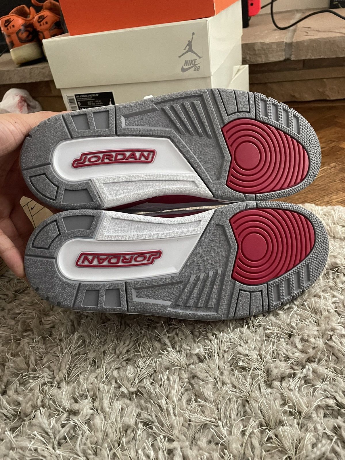 Jordan Brand Jordan 3 Cardinal Size US 8.5 / EU 41-42 - 8 Thumbnail