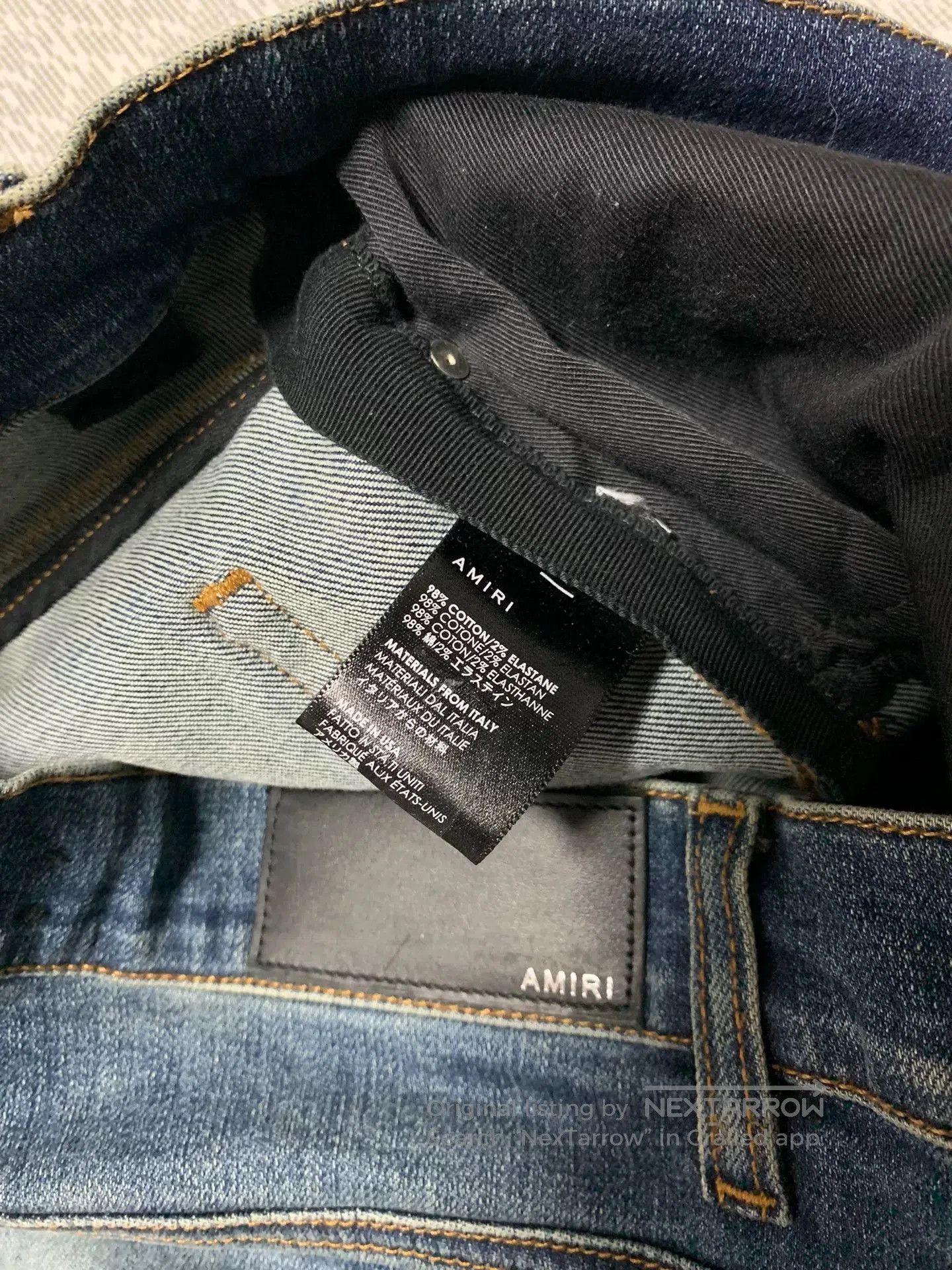 Amiri AMIRI Distressed Washed Jeans. Size US 31 - 4 Thumbnail