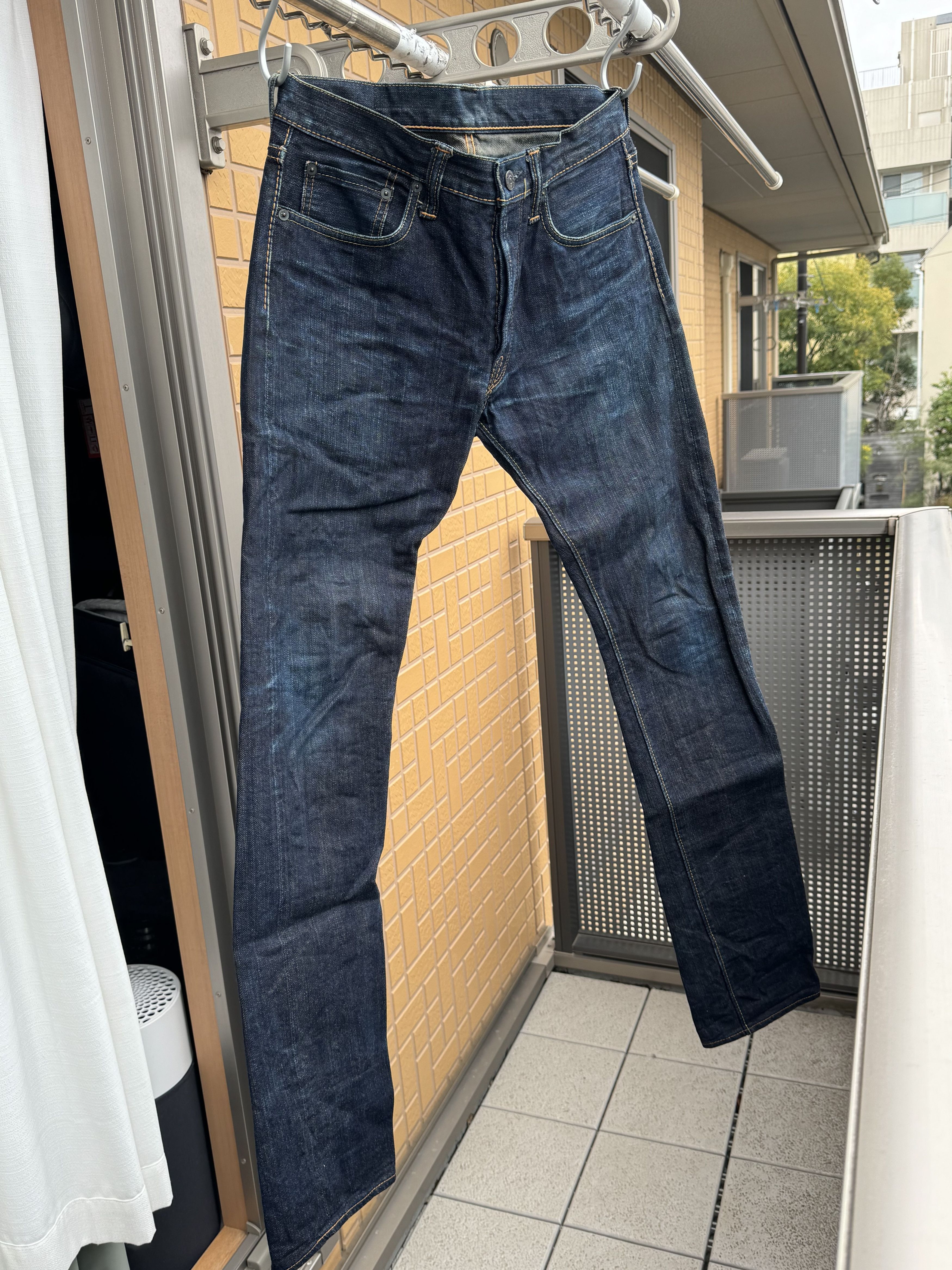 Pure Blue Japan Pure Blue Japan XX-011 Left Hand Twill Slim Tapered Jeans Size US 31 - 2 Preview