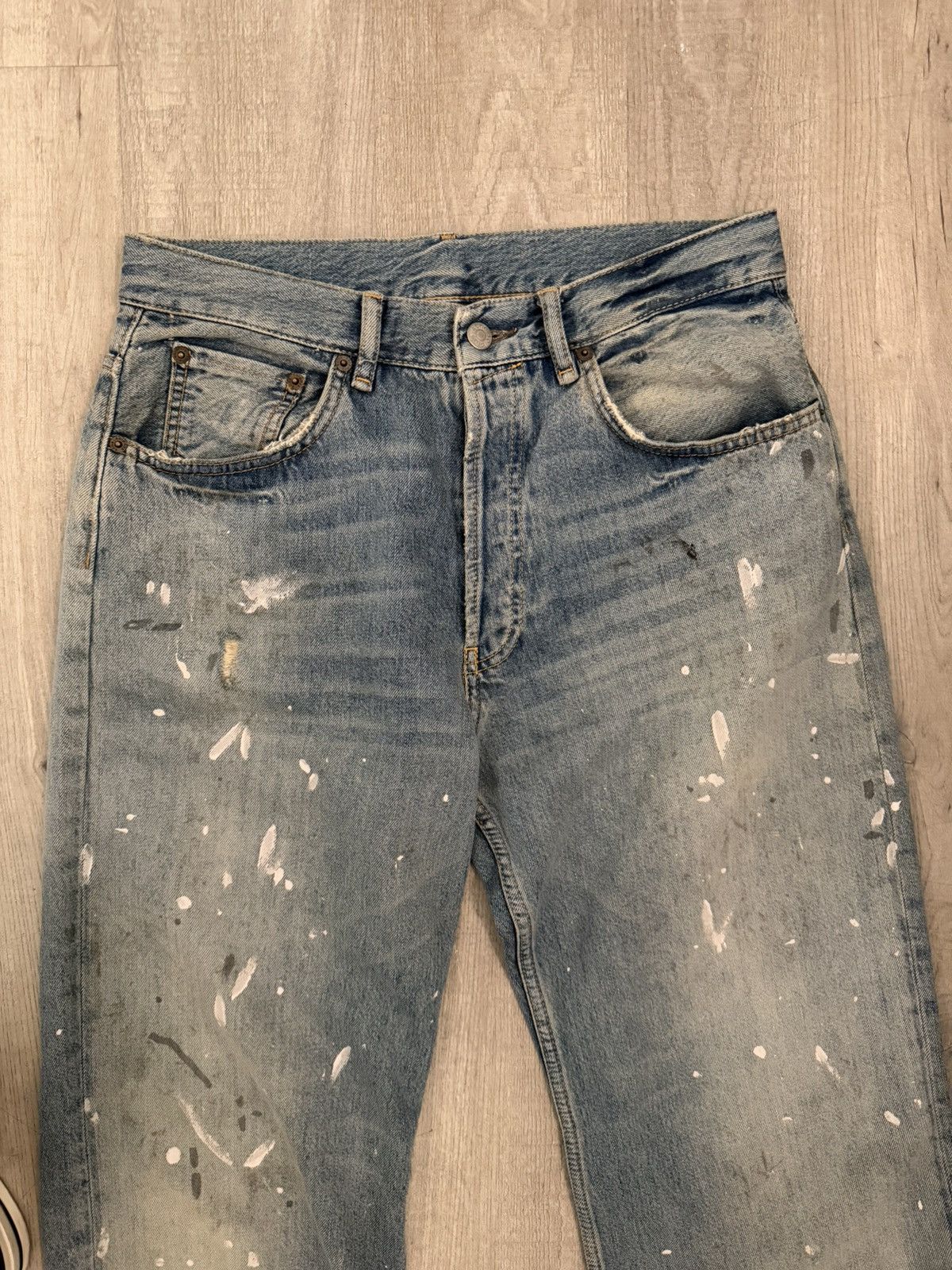 Acne Studios Acne studios blue paint splatter denim Size US 30 / EU 46 - 5 Thumbnail