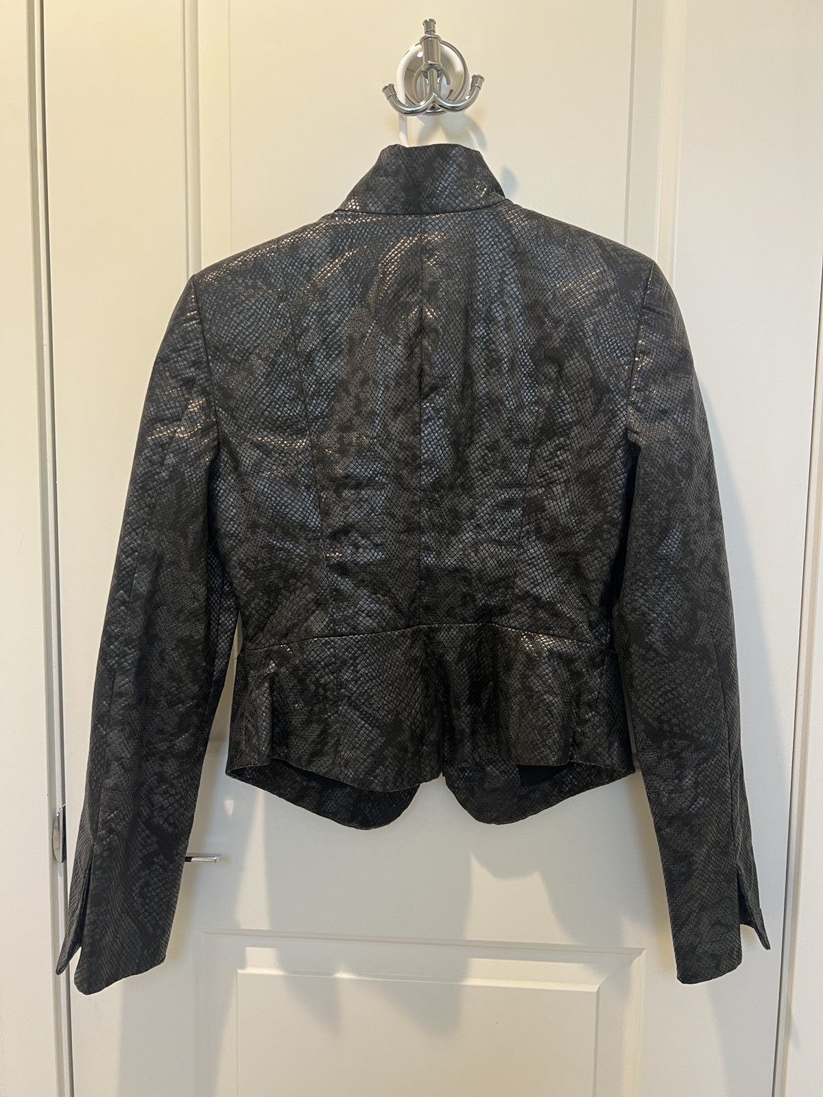 Emporio Armani Vintage Emporio Armani Snakeskin jacket Size S / US 4 / IT 40 - 8 Thumbnail