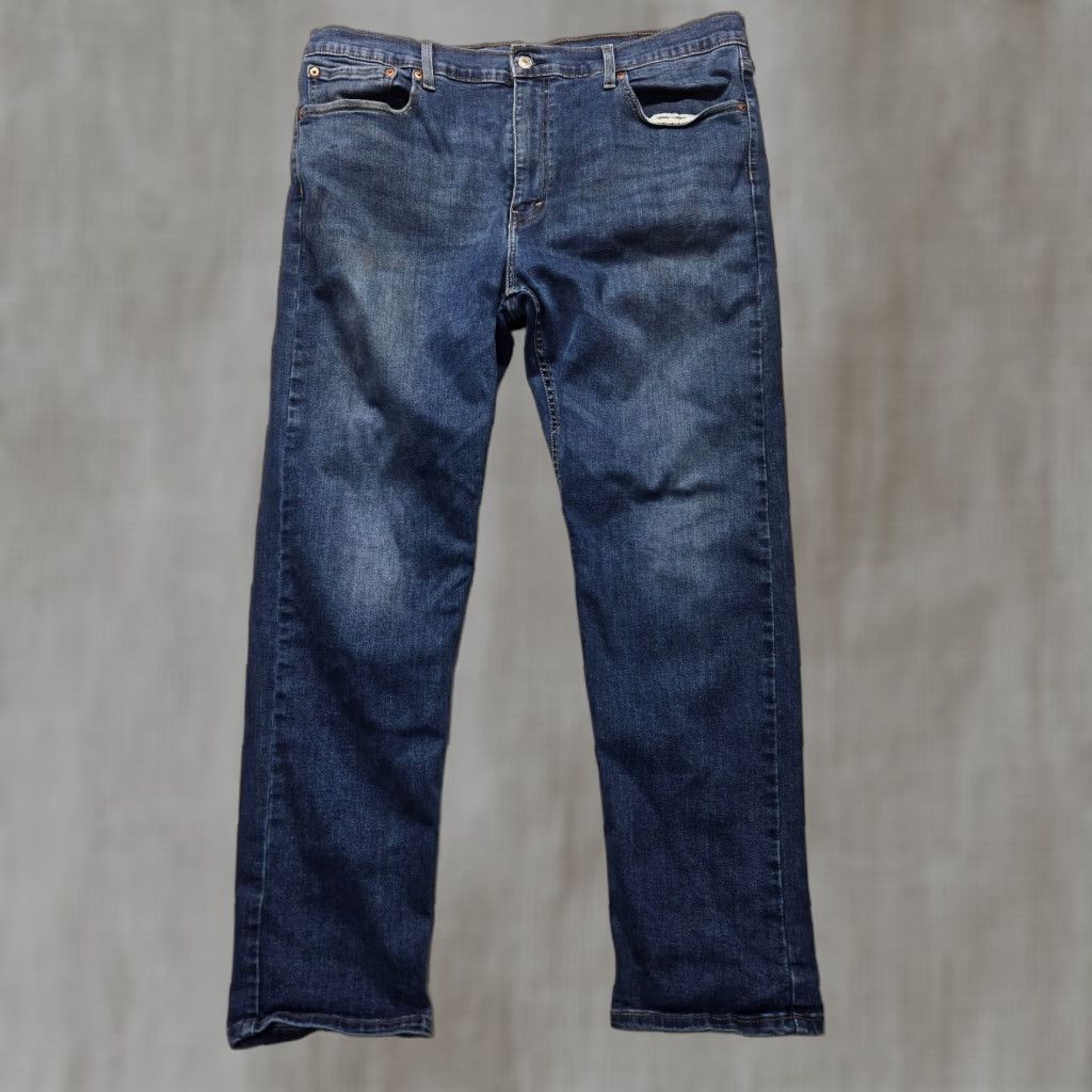 Levi's Levi's 502 Jeans Blue Mid Rise Regular Fit 40X32 Denim Pants Men Adult Size US 40 / EU 56 - 1 Thumbnail