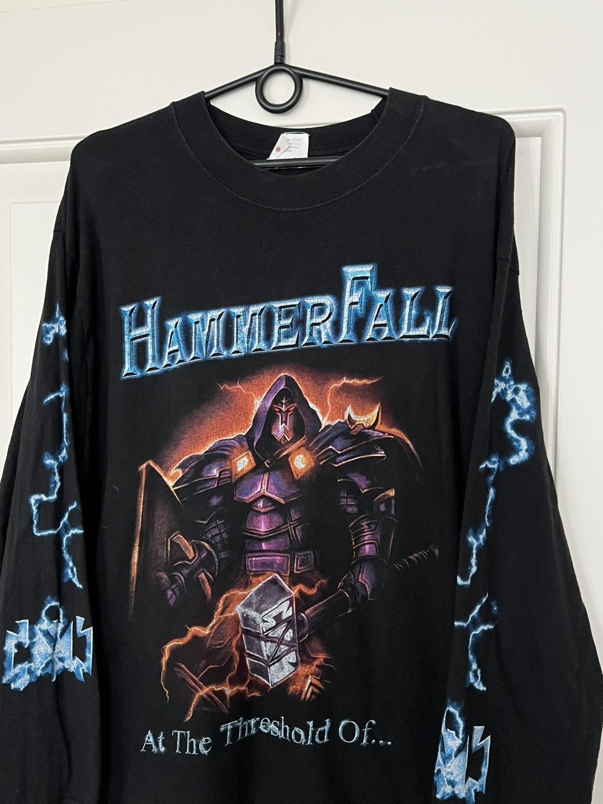 Band Tees Vintage Hammer Fall Band Long Sleeve Rock Tee Size XL Size US XL / EU 56 / 4 - 8 Thumbnail