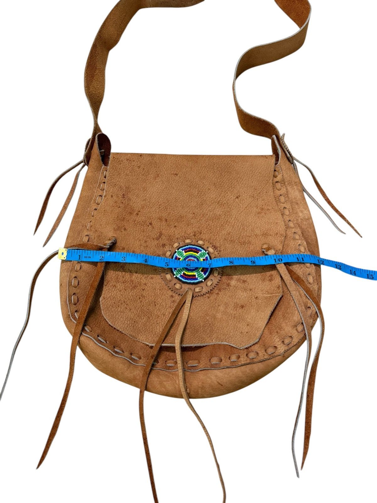 Vintage RARE CUSTOM LEATHER CROSSBODY BAG Size ONE SIZE - 10 Thumbnail