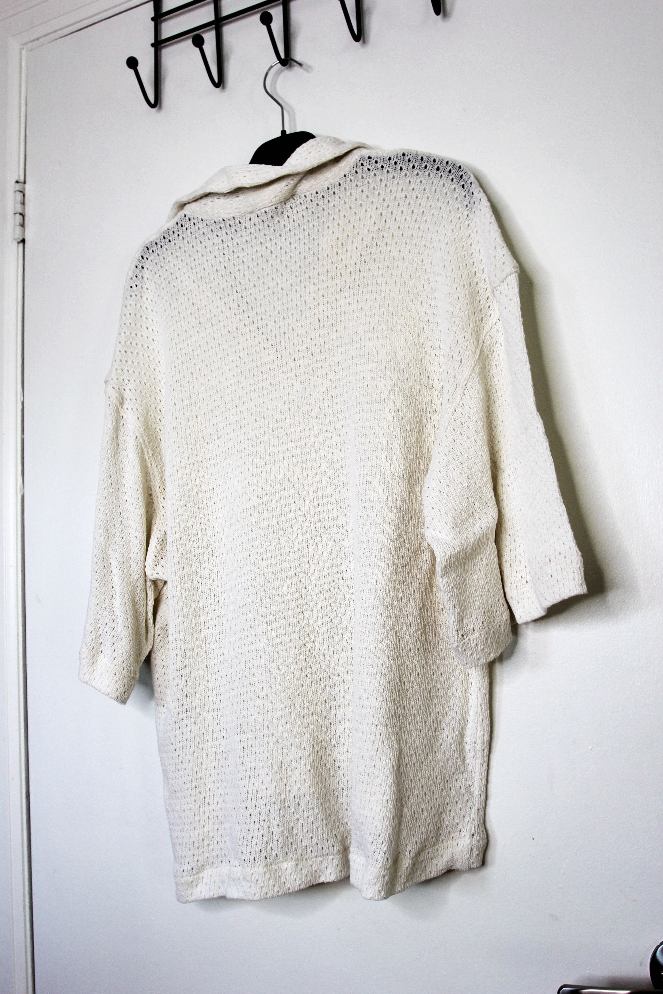 Other BNWT SS25 I'M BRIAN OPENWORK KNIT JOHNNY COLLAR POLO L Size US L / EU 52-54 / 3 - 7 Thumbnail