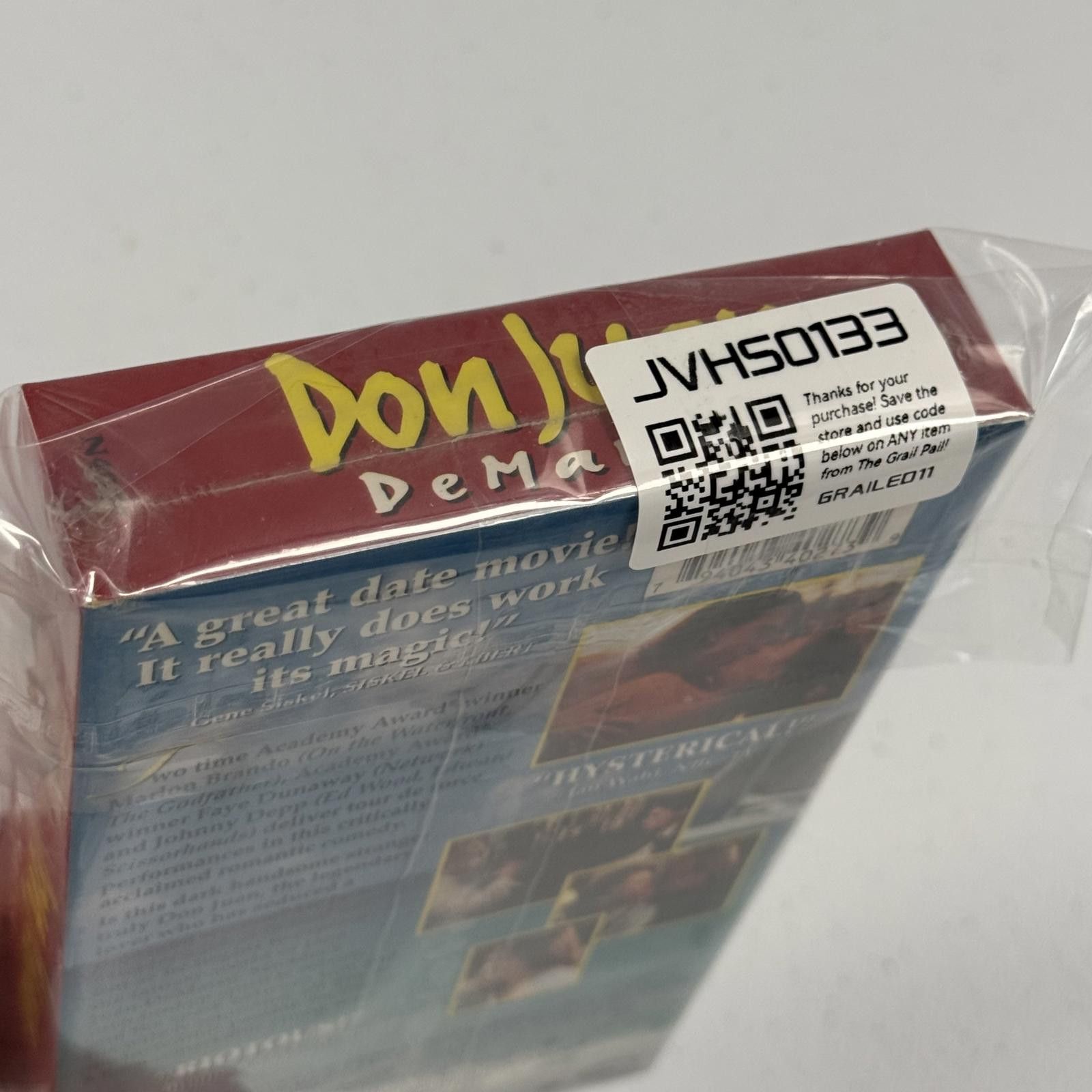 Designer Don Juan DeMarco VHS 1995 Brando Depp DS SEALED RARE Size ONE SIZE - 10 Thumbnail