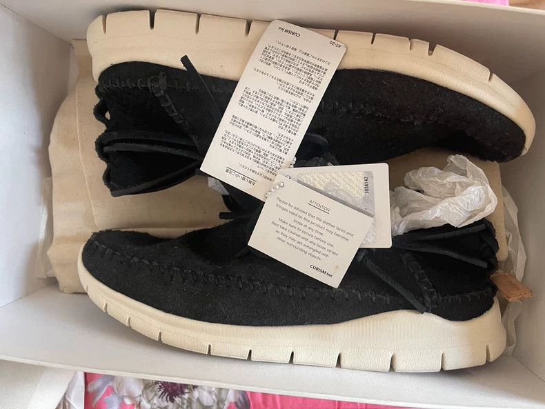 VISVIM UTE MOC TRAINER MID-FOLK suede