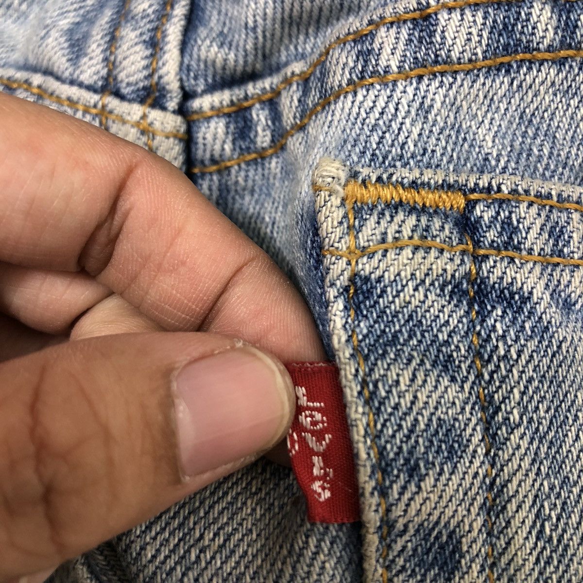 Levi's 🔥90’s Vintage Distressed Denim Jeans Levi’s Lot 550 Size US 32 / EU 48 - 18 Thumbnail