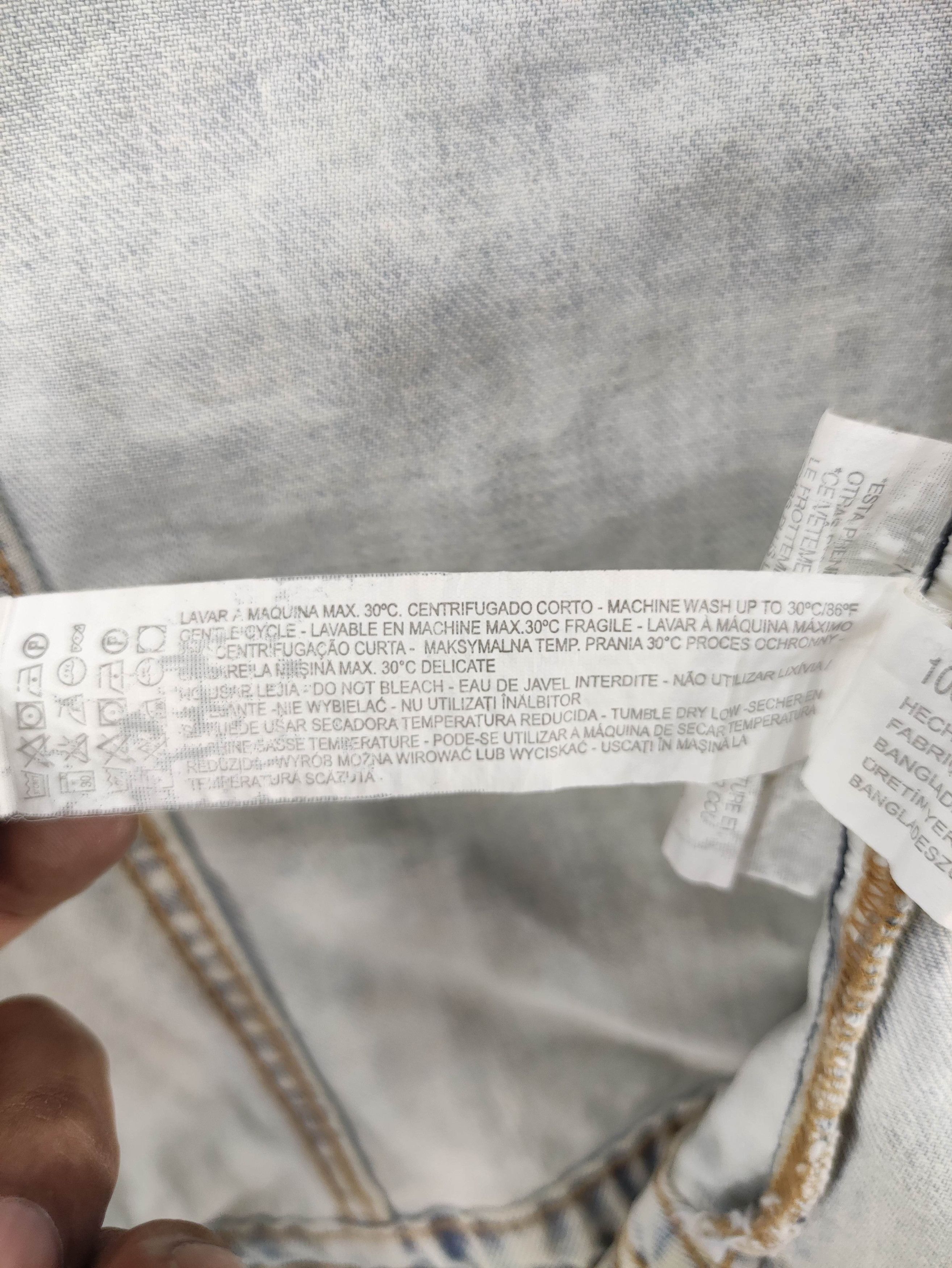 Zara Zara Trafalue Distressed Denim Jacket Zipper Size S / US 4 / IT 40 - 12 Thumbnail