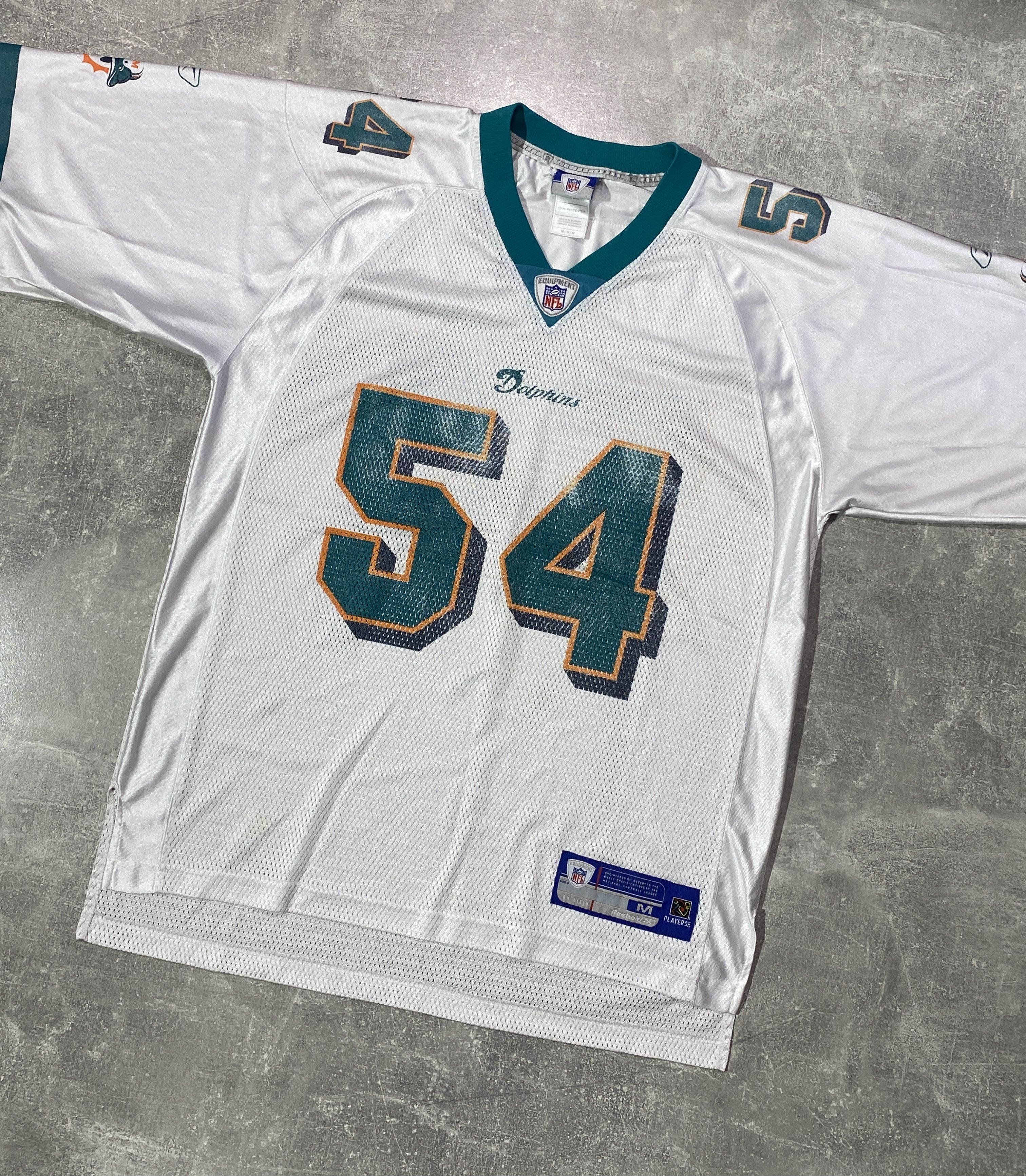 NFL NFL MIAMI DOLPHINS REEBOOK JERSEY #54 THOMAS Size US M / EU 48-50 / 2 - 1 Thumbnail