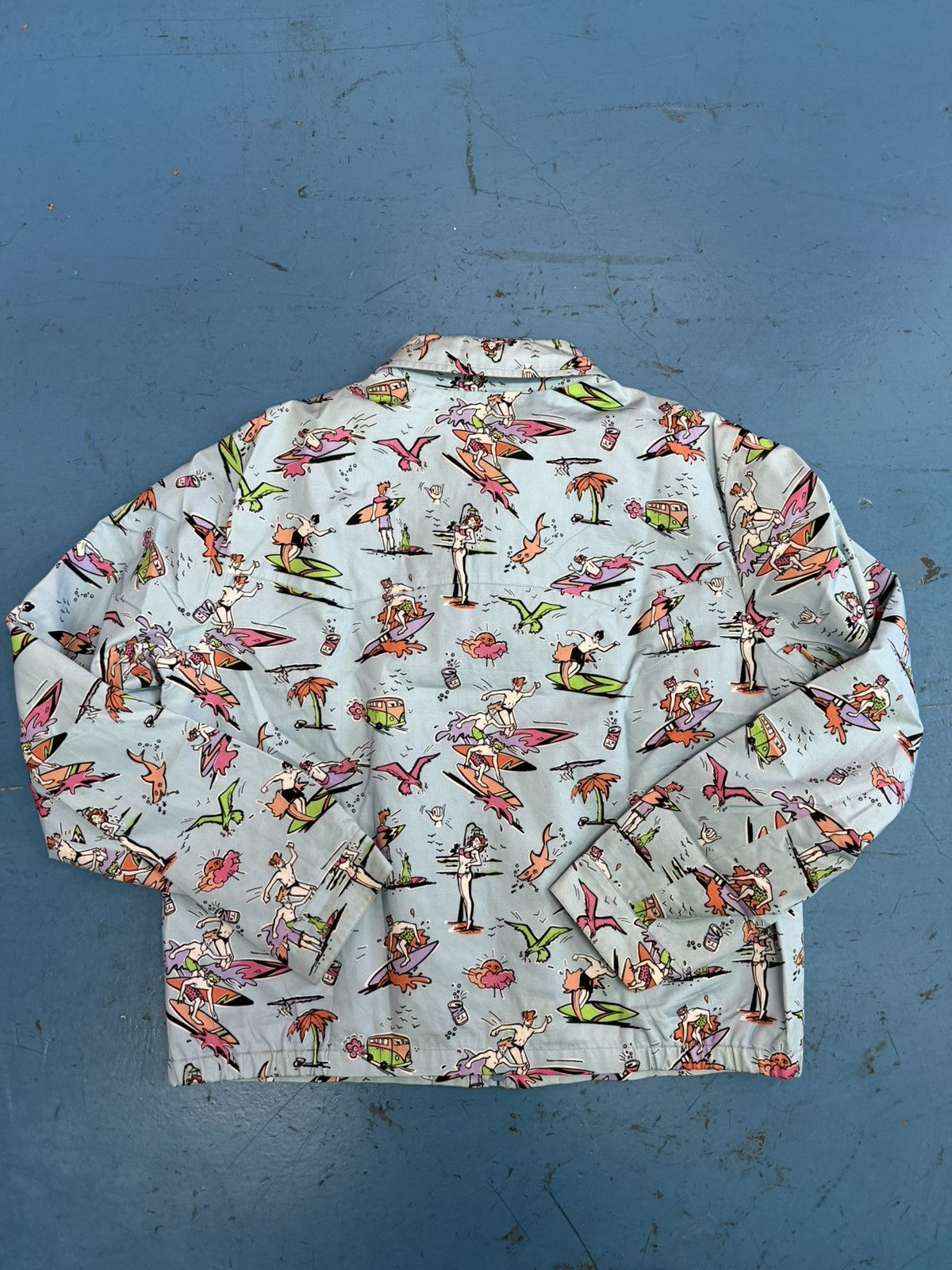 Prada PRADA 12” SURF PRINT JACKET Size US L / EU 52-54 / 3 - 2 Thumbnail