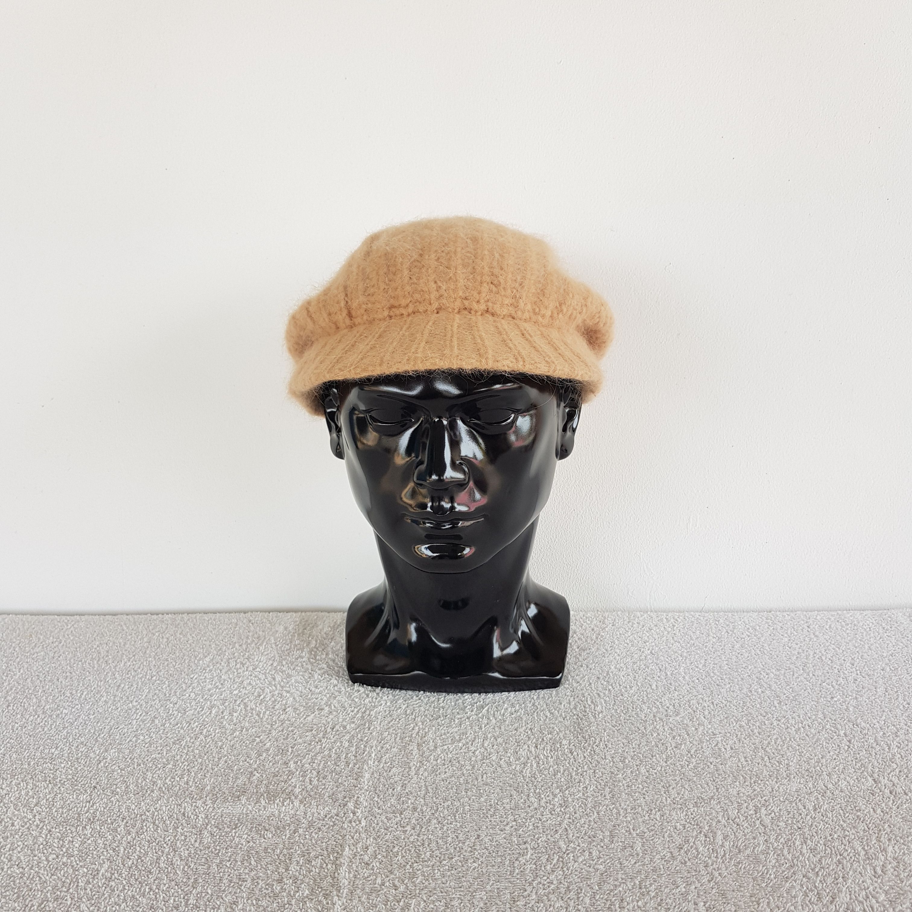 Japanese Brand Vintage Unknown Japanese Brand Wool Beanie Caps Brim Hats Size ONE SIZE - 2 Thumbnail