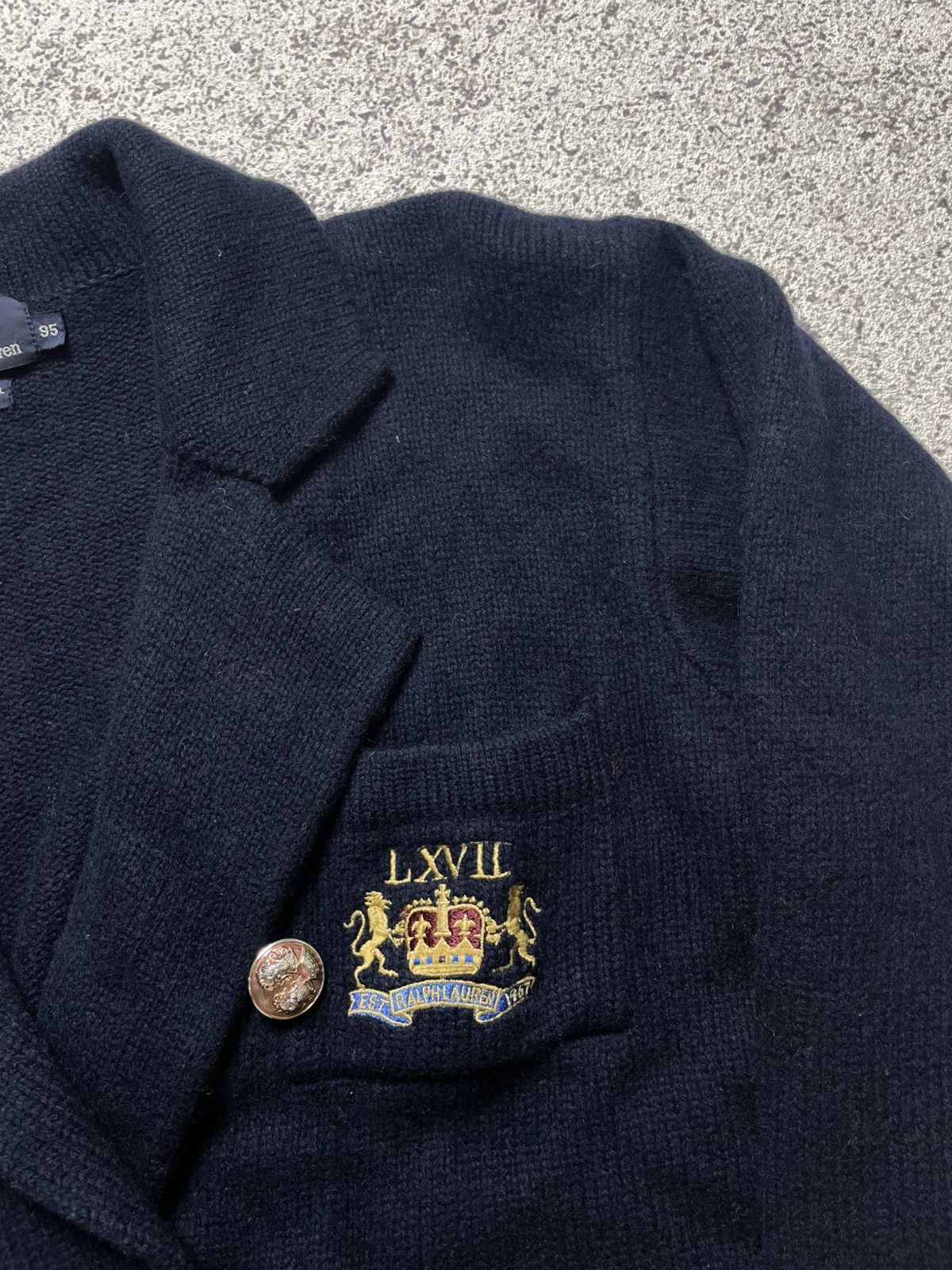 Polo Ralph Lauren Polo Ralph Lauren Cardigan Blazer Sweater lambswool Size US S / EU 44-46 / 1 - 4 Thumbnail