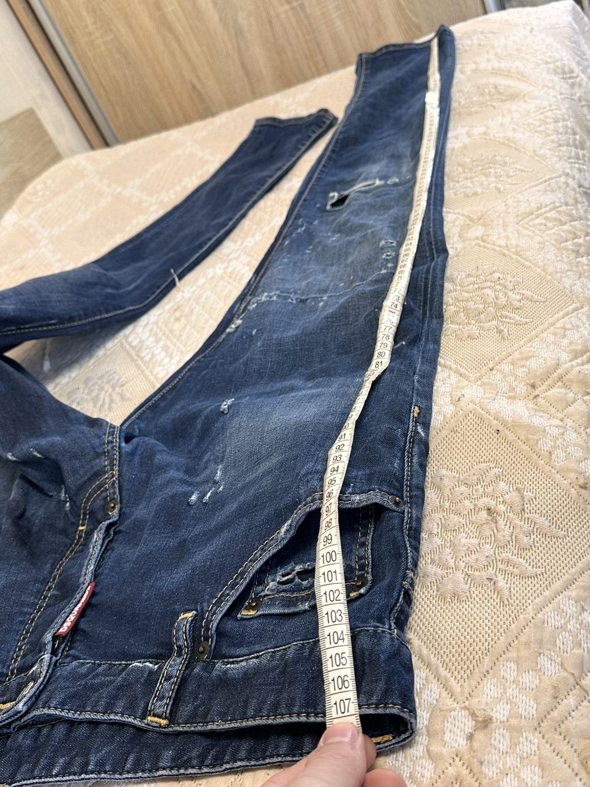 Dsquared2 🔥 Dsquared2 Skinny Distressed Denim Jeans Pants Cool Guy Y2K Size US 34 / EU 50 - 7 Thumbnail
