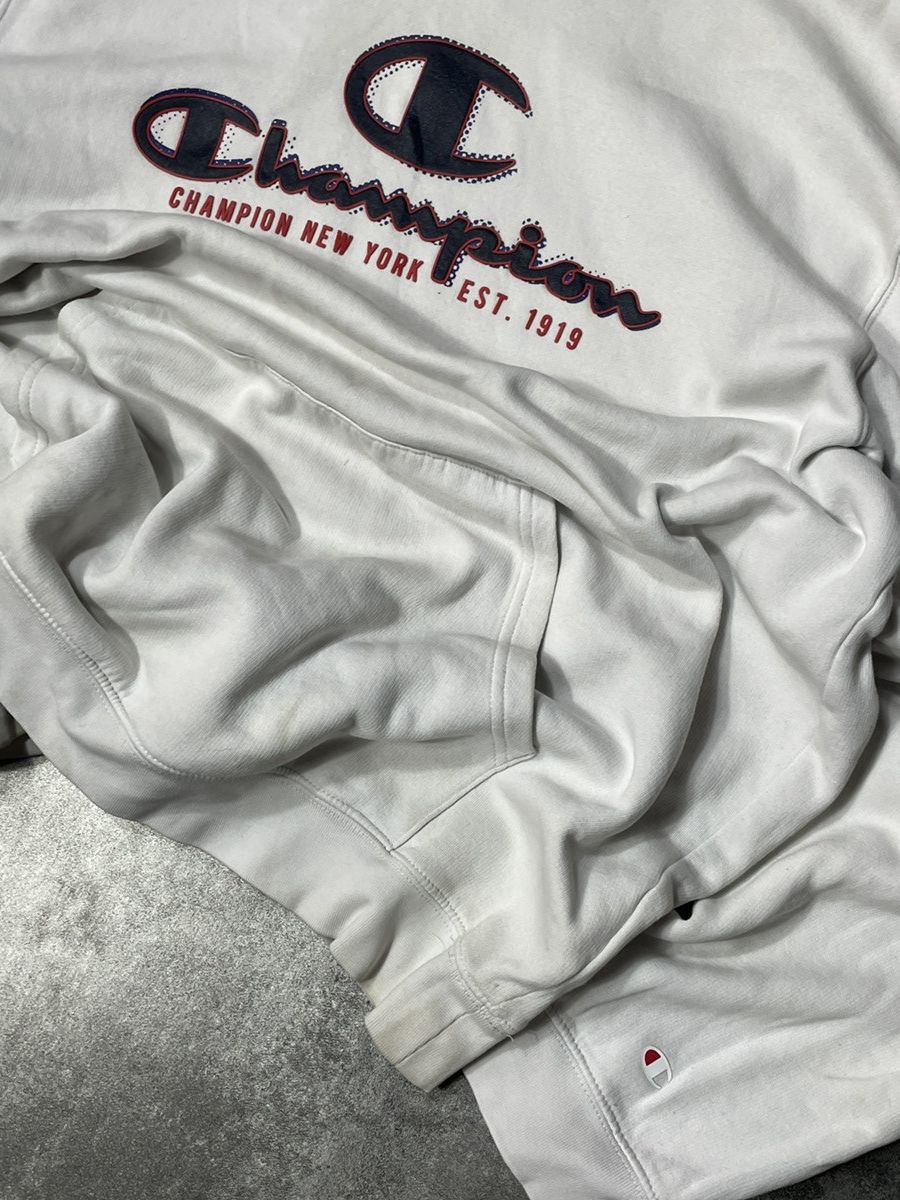 Champion Champion Vintage Y2K Hoodie Spellout Boxy Thick Size US XXL / EU 58 / 5 - 2 Thumbnail