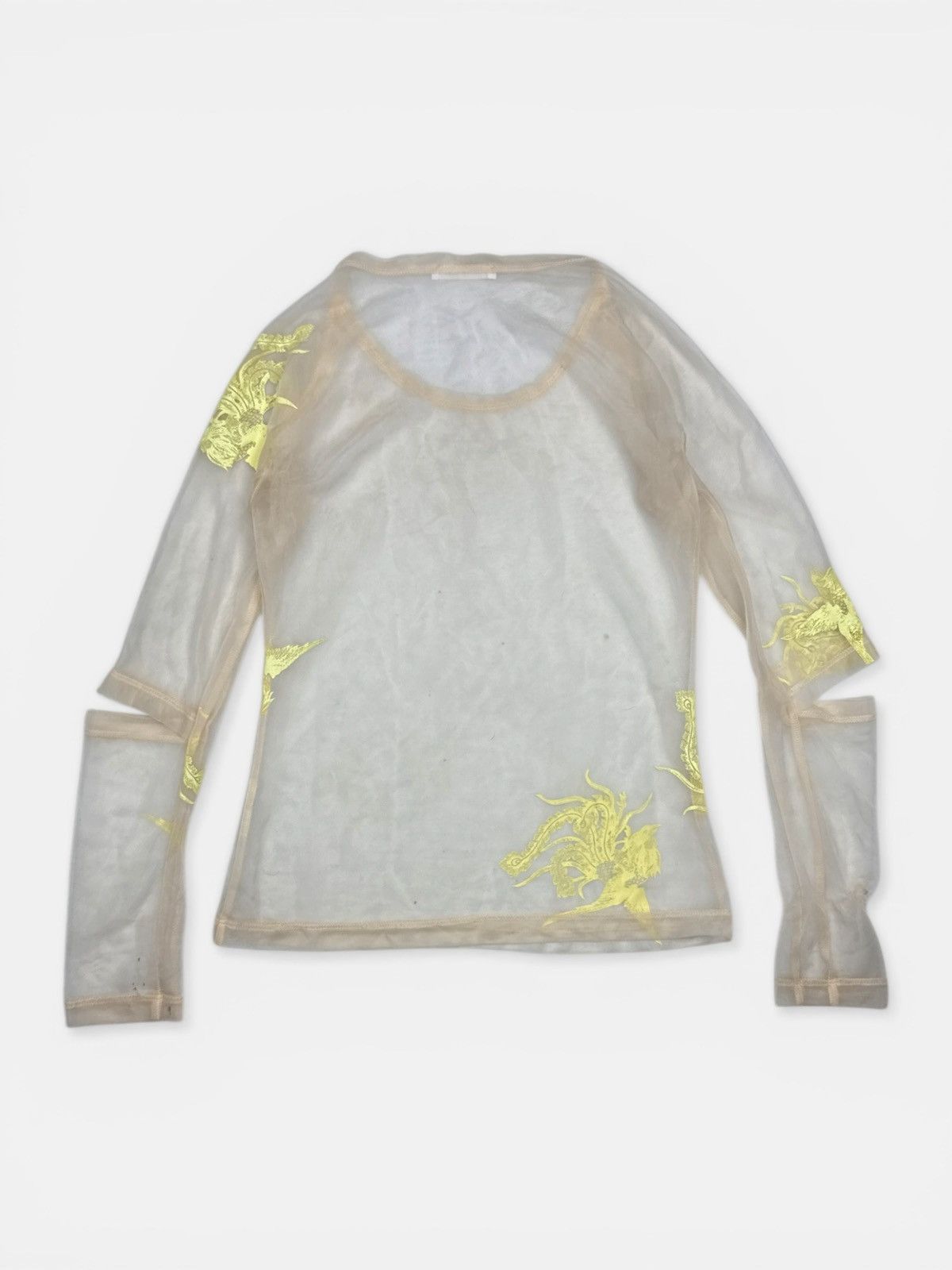 Helmut Lang Helmut Lang - AW95 Sheer Phœnix Mesh Top Size M / US 6-8 / IT 42-44 - 4 Thumbnail