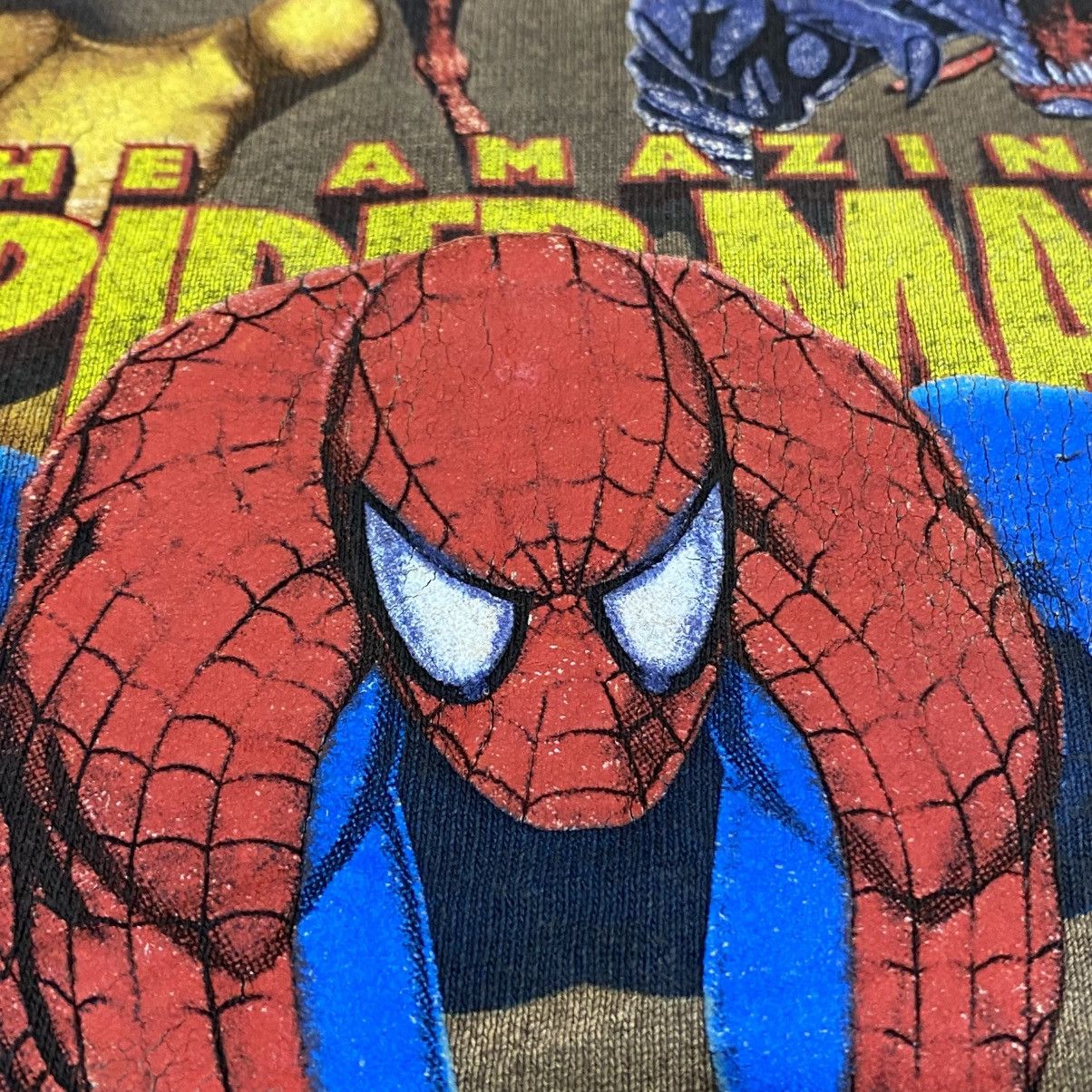 Marvel Comics × Vintage Vintage movie cartoon the amazing spiderman vs. Villain Size US S / EU 44-46 / 1 - 3 Thumbnail