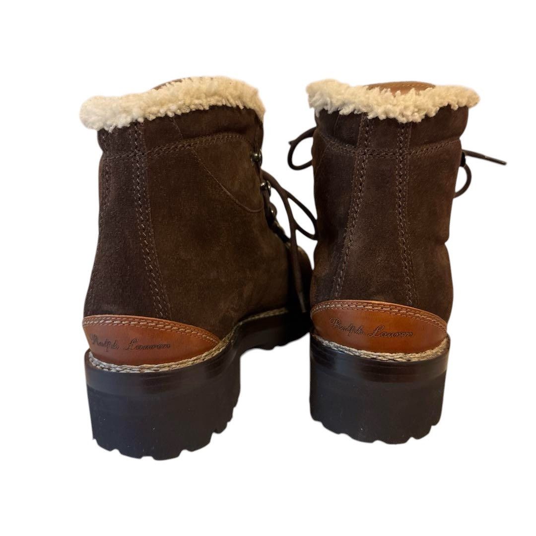 Ralph Lauren Purple Label Ralph Lauren Purple Label Suede x Boa Boots Brown 8 Size US 8 / EU 41 - 14 Thumbnail