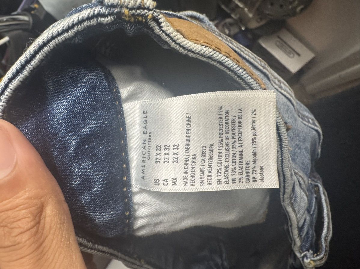 American Eagle Outfitters Stacked Skinny American Eagle Ripped Jeans Size US 32 / EU 48 - 4 Thumbnail
