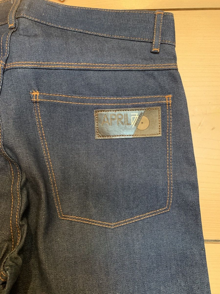 April 77 *RARE* type NATION, broken twill jeans RAW Size US 31 - 8 Thumbnail