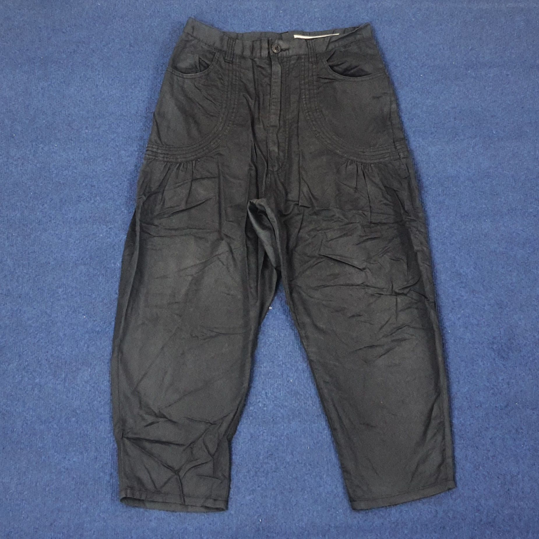 Designer × Japanese Brand × Vintage Vintage SUNAO KUWAHARA by Issey Miyake Capri C235N10 Size US 29 - 1 Thumbnail