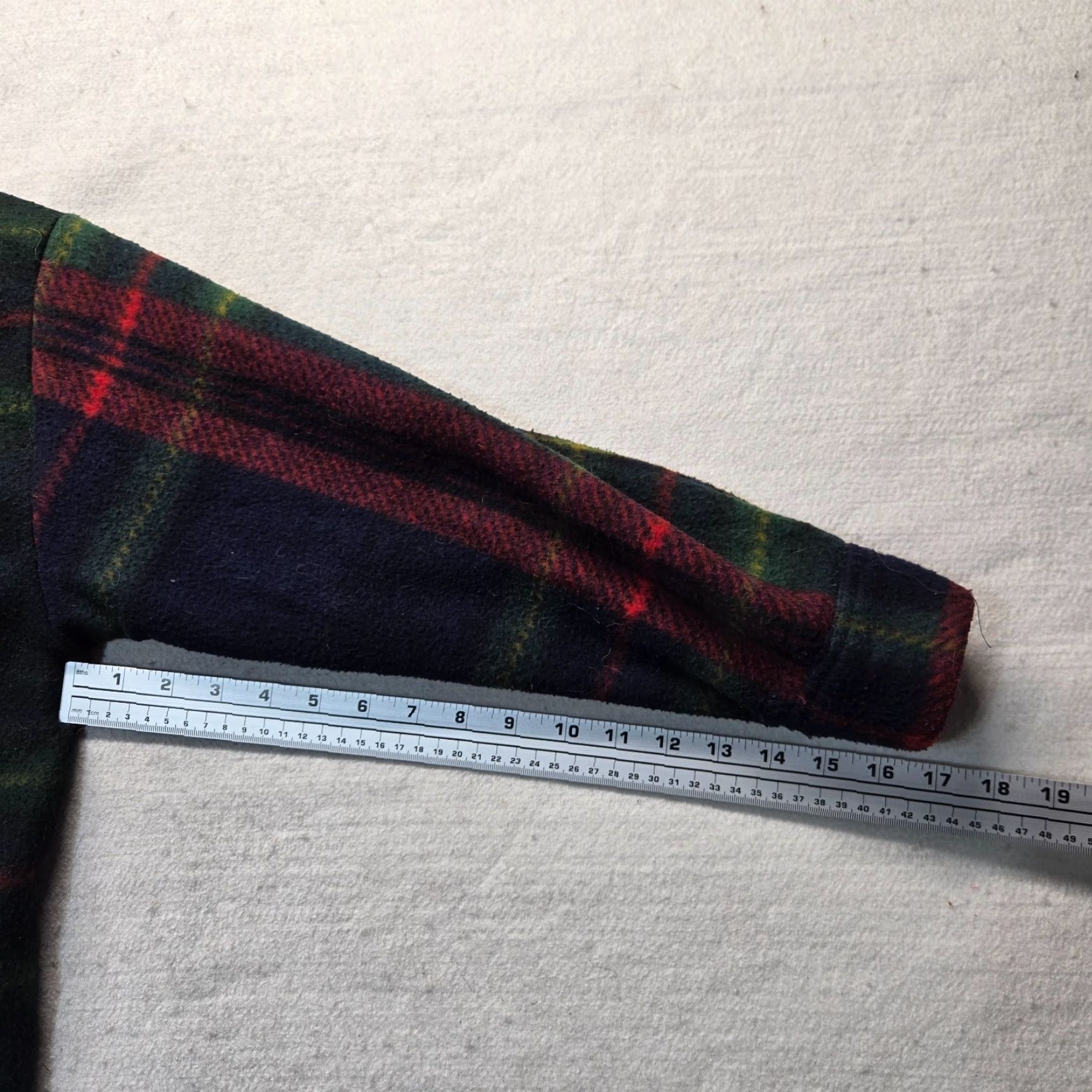 Vintage Carolyn Taylor Fleece Shirt M Red Plaid 1/4 Zip Long Sleeve Button Sweater Mens Update Seasonal Classic Size US M / EU 48-50 / 2 - 6 Thumbnail