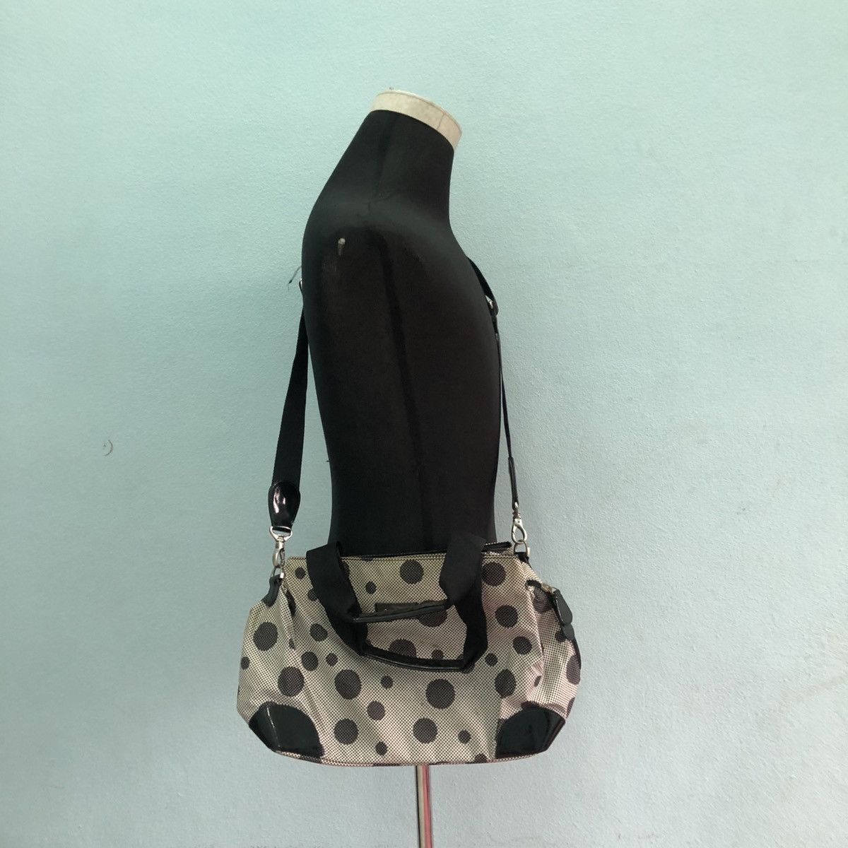 agnes b. AGNES B. POLKADOT TWO WAY HANDBAG CROSSBODY Size ONE SIZE - 16 Thumbnail