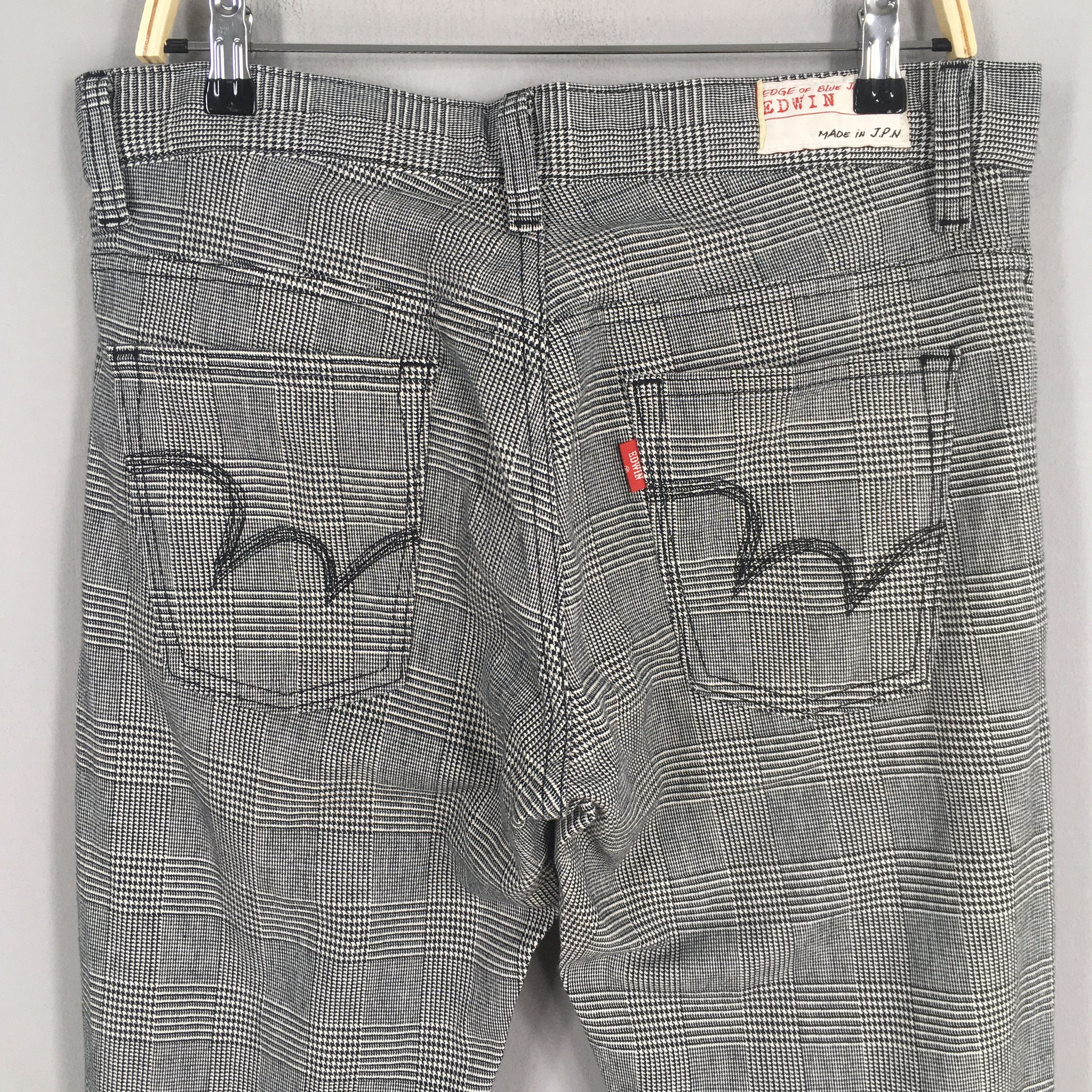 Edwin Size 32x33 Edwin Casual Tartan Plaid Checked Pants S1280 Size US 32 / EU 48 - 9 Thumbnail