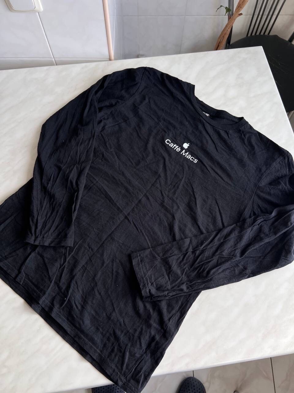 Apple × Vintage Vintage Apple Mac Caffe Promo Graphic Long Sleeve T Shirt Size US M / EU 48-50 / 2 - 3 Thumbnail
