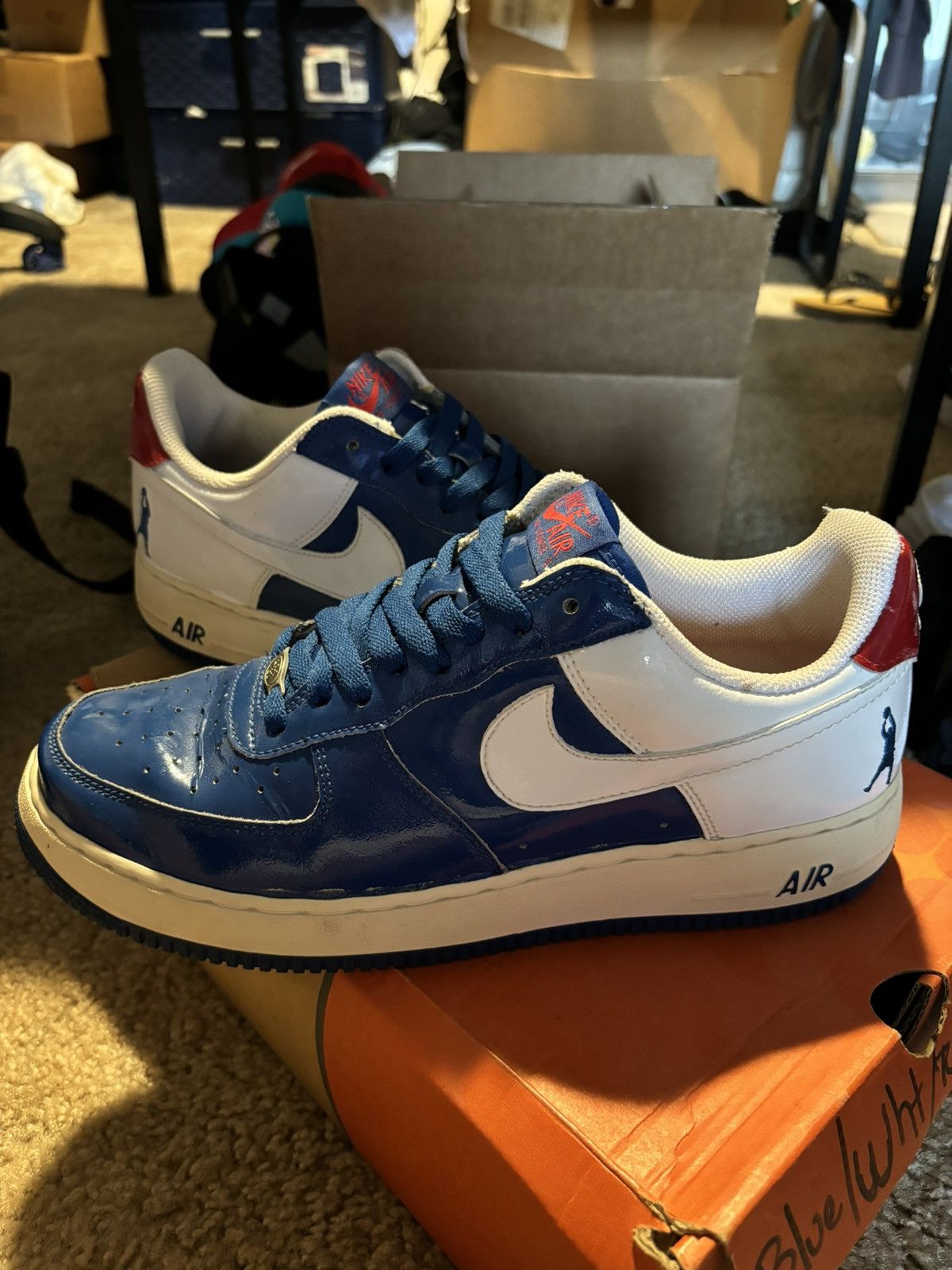 Nike Nike Air Force 1 Sheed 9.5 pistons 2006 Size US 9.5 / EU 42-43 - 5 Thumbnail
