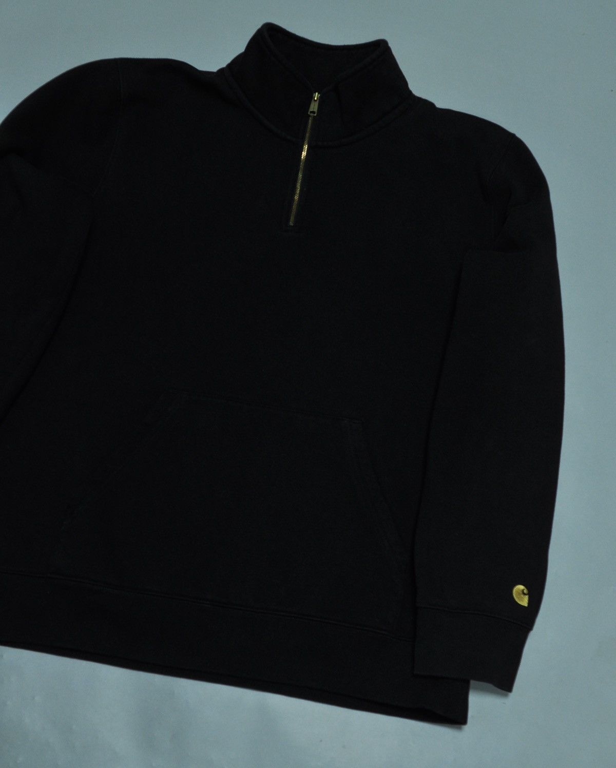 Carhartt Carhartt WIP Chase Neck Zip Sweat Black Size US L / EU 52-54 / 3 - 1 Thumbnail