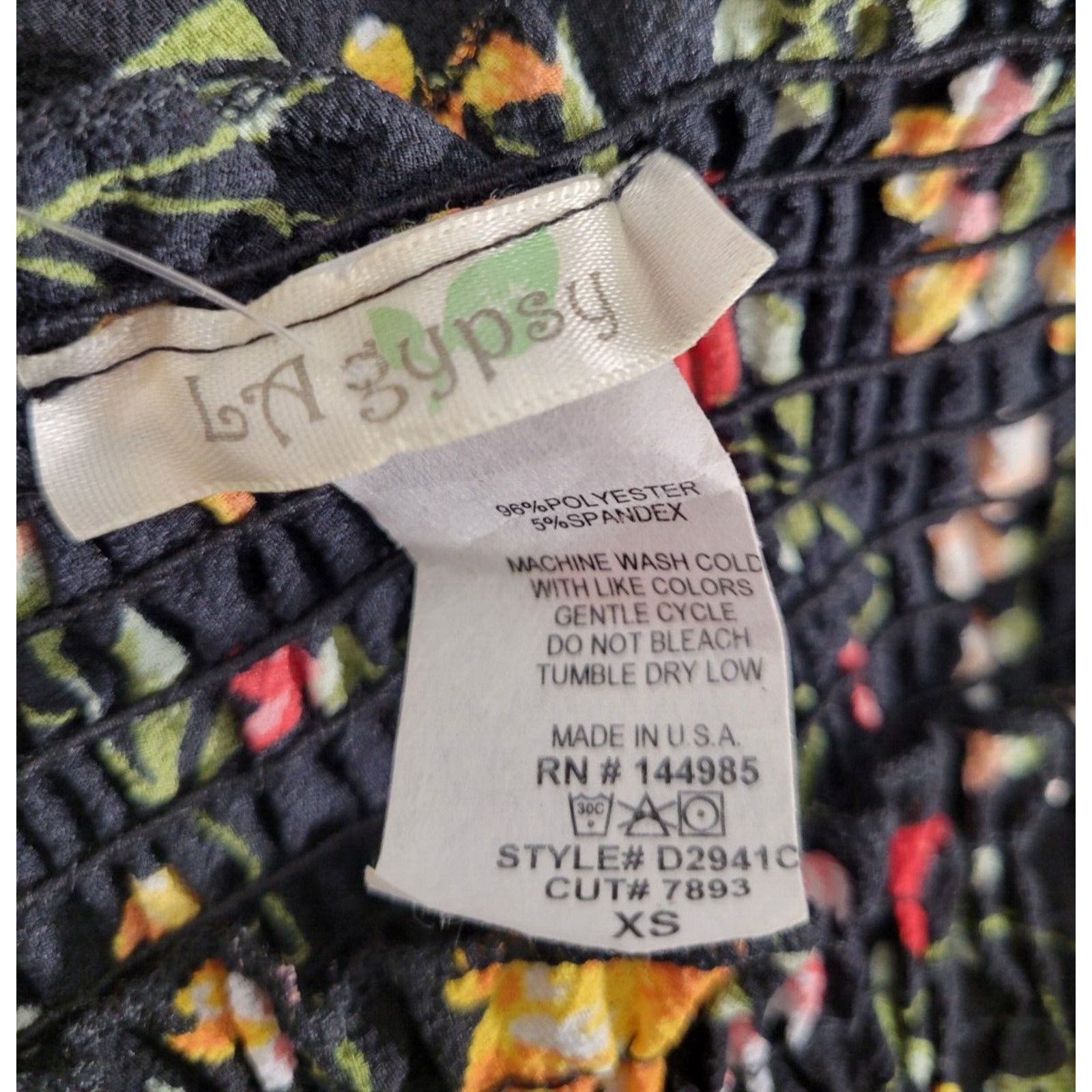 rue21 Rue21 XS Black Long Floral Black Colorful Goth Hipster Size XS / US 0-2 / IT 36-38 - 11 Thumbnail