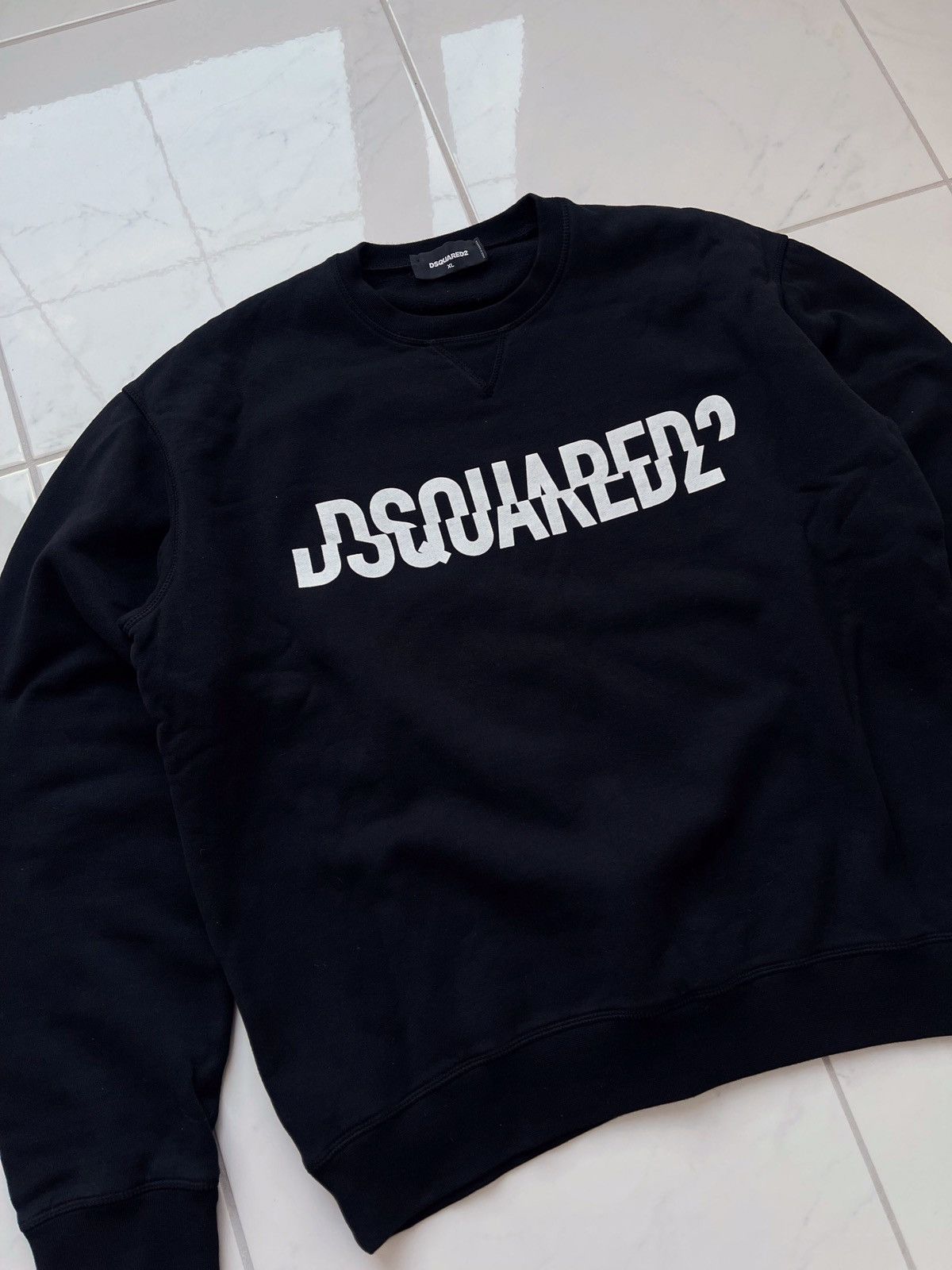 Dsquared2 Dsquared2 Big Logo Sweatshirt Black Size US XL / EU 56 / 4 - 2 Thumbnail
