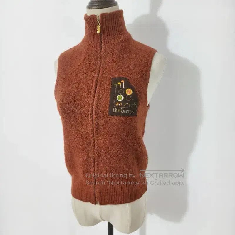 Burberry Burberry Brown Wool Blend Women's Cardigan. Size M / US 6-8 / IT 42-44 - 3 Thumbnail