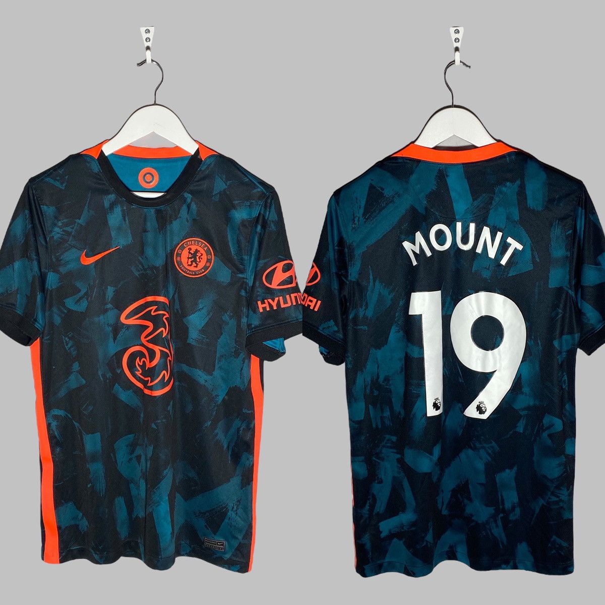 Nike 🔥 CHELSEA FC 2020s NIKE MOUNT #19 THIRD KIT RARE DROP Size US L / EU 52-54 / 3 - 1 Thumbnail
