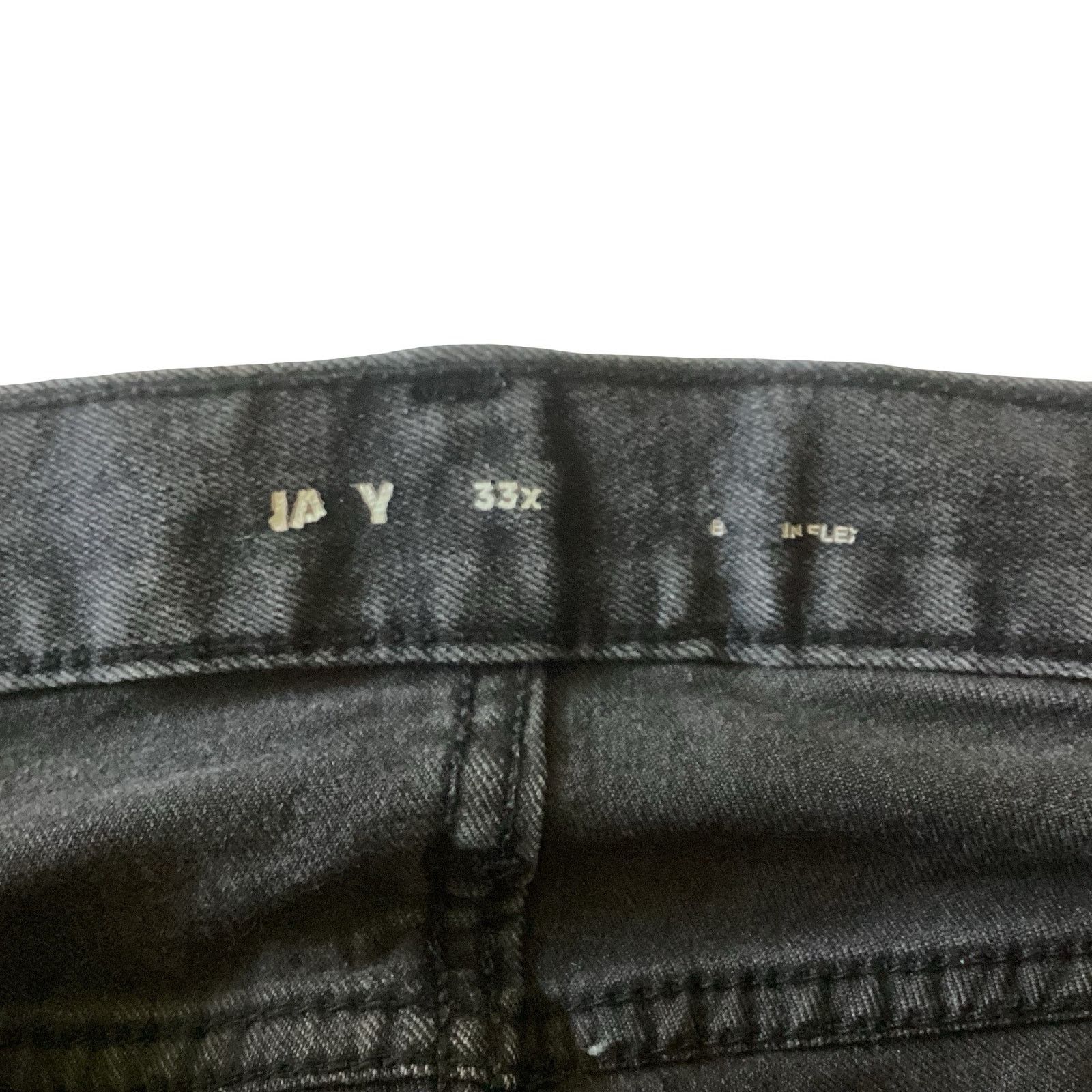 Old Navy Old Navy Straight Built-In Flex Black Jeans Size US 33 - 3 Thumbnail