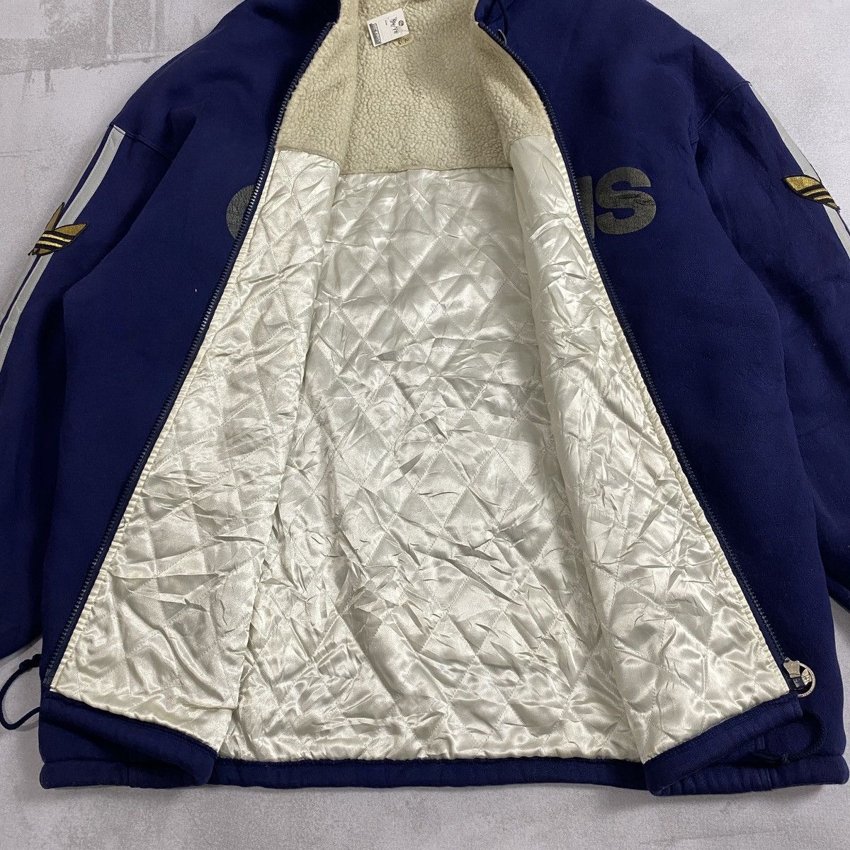 Adidas Vintage 90’s Hiphop Adidas Ziphoodie Size US M / EU 48-50 / 2 - 5 Thumbnail