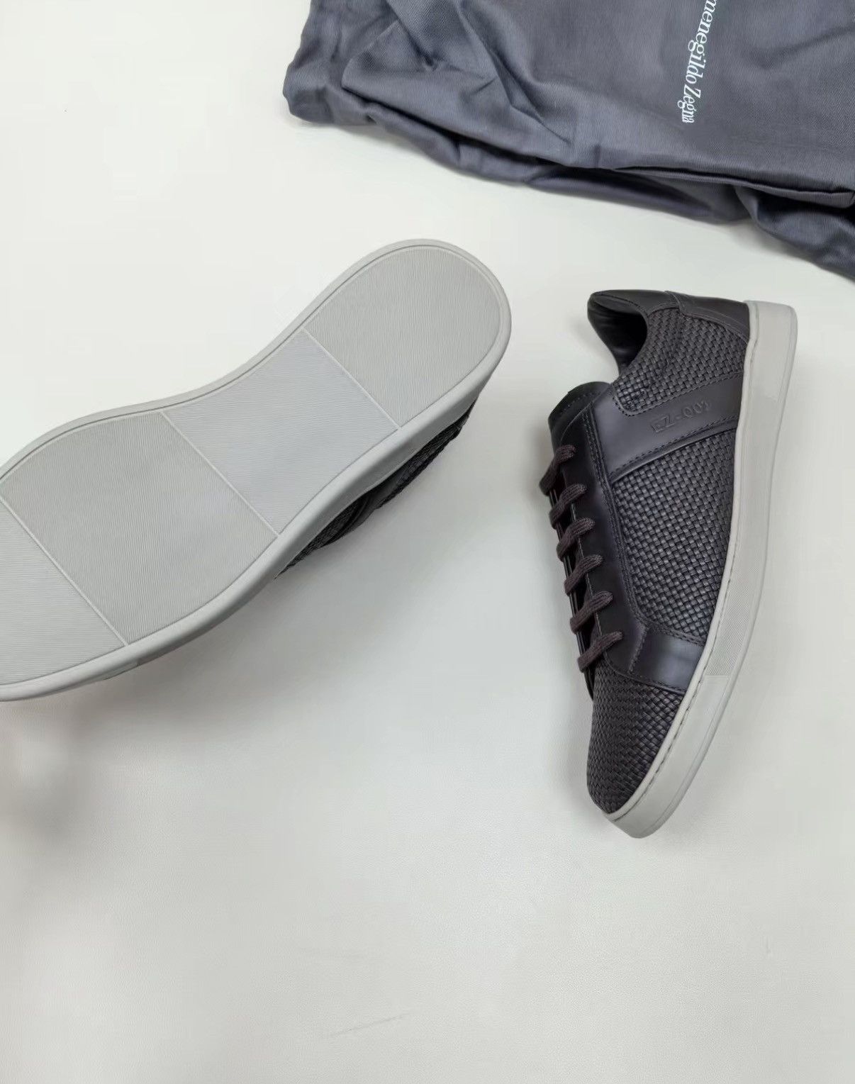 Ermenegildo Zegna Ermenegildo Zegna Mainline Woven Casual Shoes J30 Size US 6.5 / EU 39-40 - 7 Thumbnail