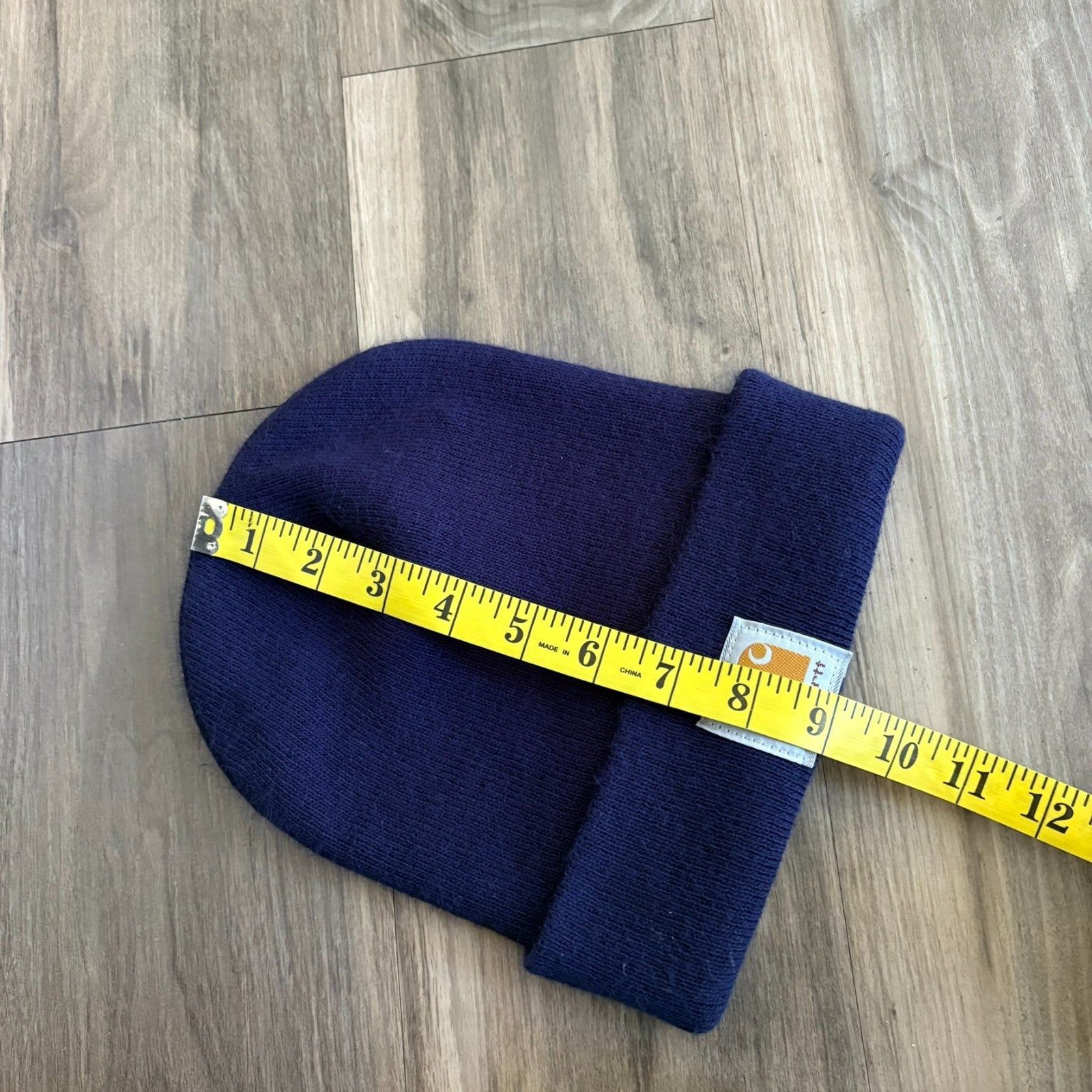 Carhartt × Vintage Vintage Carhartt Beanie Men's Size OSFA Navy Blue A18NVY Size ONE SIZE - 4 Thumbnail