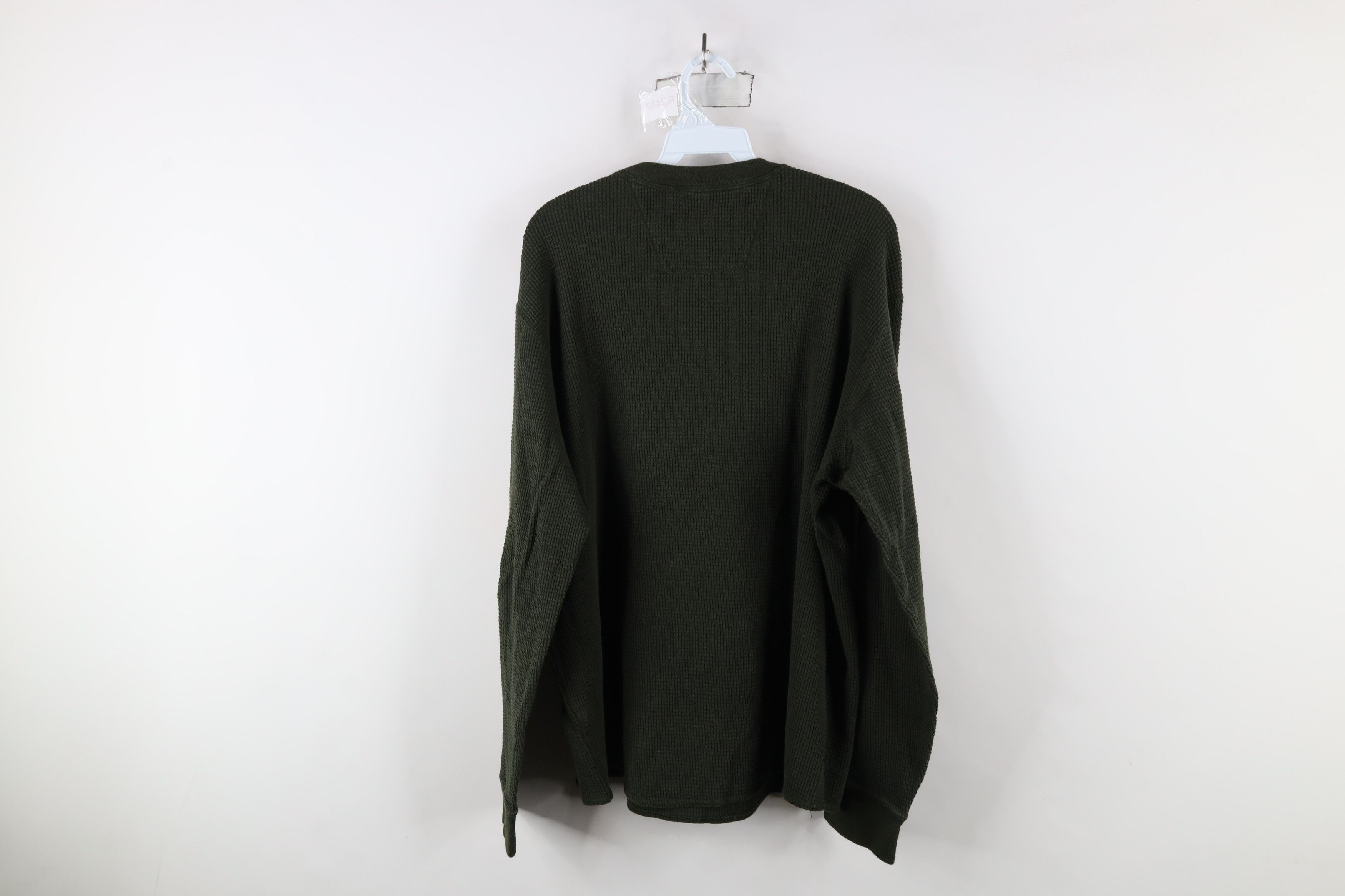 Eddie Bauer × Vintage Vintage 90s Eddie Bauer Waffle Knit Long Sleeve T-Shirt Size US L / EU 52-54 / 3 - 7 Thumbnail