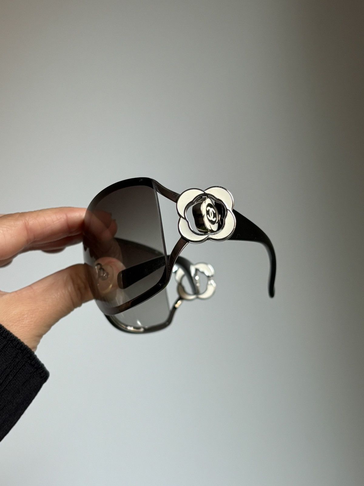 Chanel CHANEL SUNGLASSES 4164 LOGO CC Wrap Metal Vintage Iconic Size ONE SIZE - 8 Thumbnail