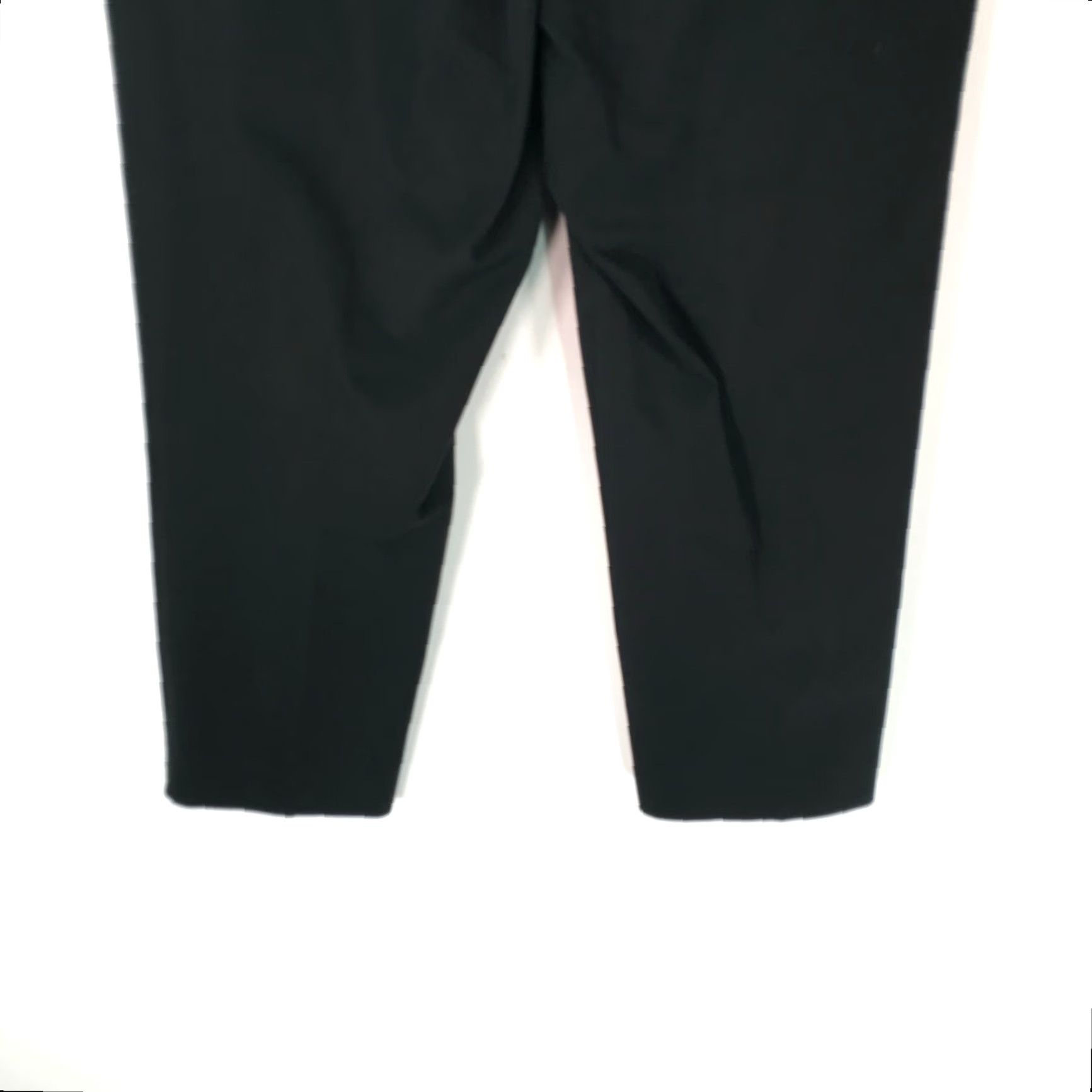 Vintage Evelyn & Arthur Womens Capri Pants Black 8 Casual Regular Flat Front Pant Size 8 Size 30" / US 8 / IT 44 - 6 Thumbnail