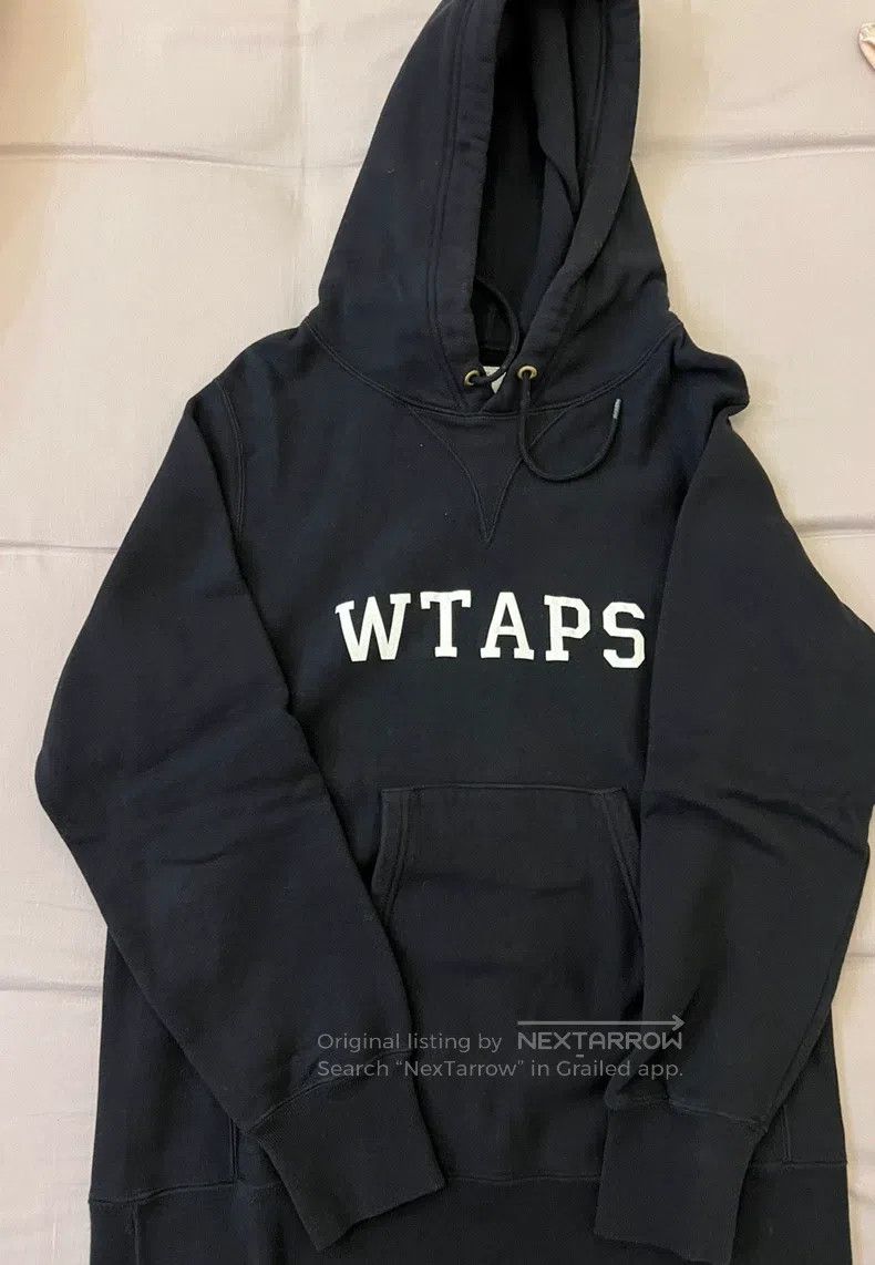 Wtaps Wtaps Co-branded Hoodie Sweatshirt in Black Size US L / EU 52-54 / 3 - 1 Thumbnail