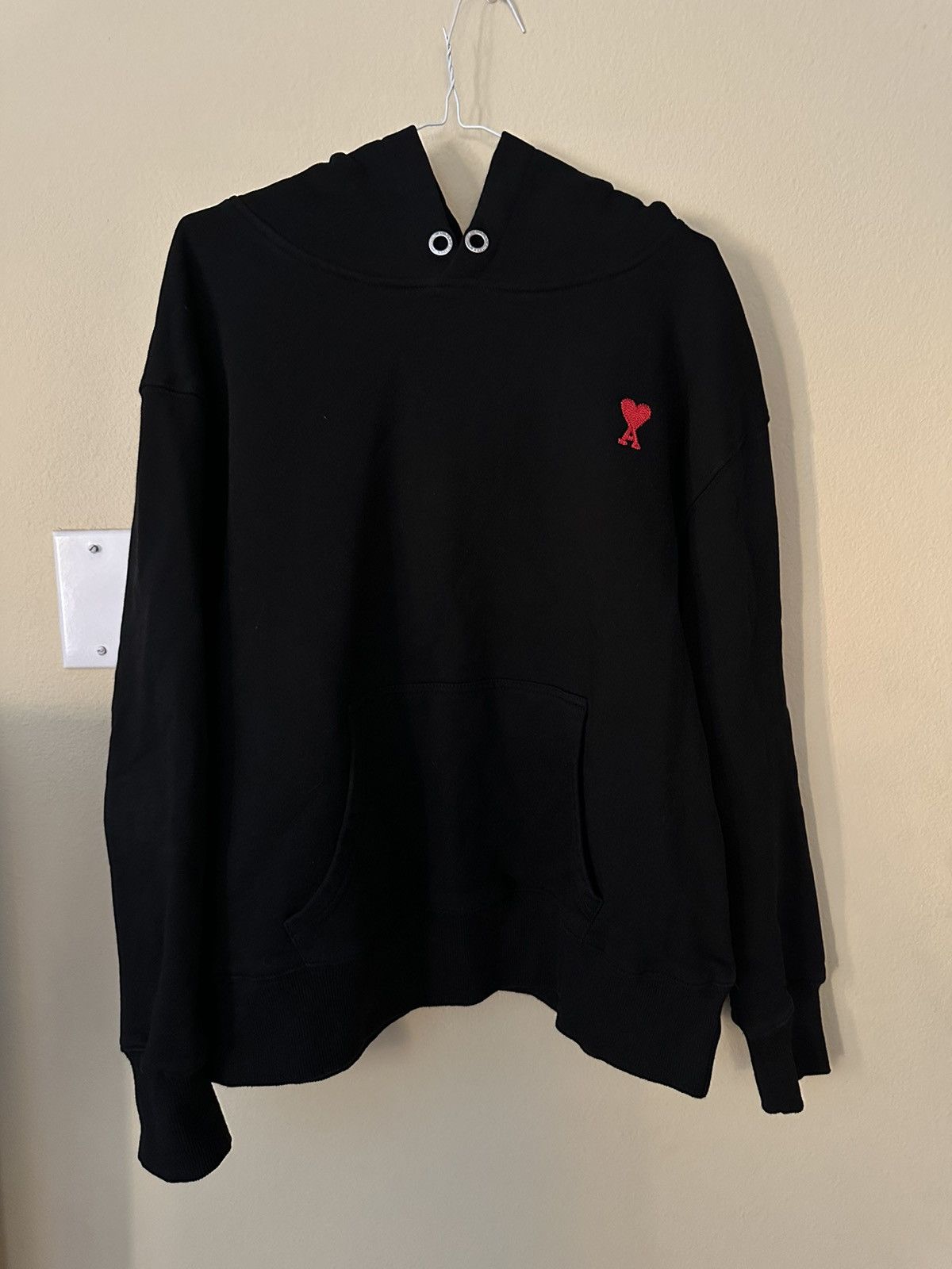 image of Ami De Coeur Hoodie in Black, Men's (Size Medium)