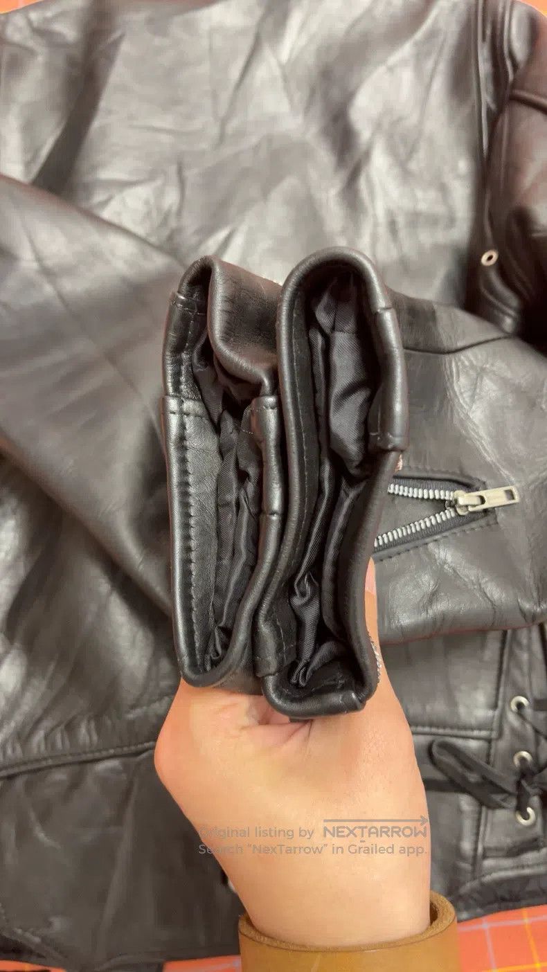 Schott Schott 90s cowhide cable-stayed motorcycle leather jacket Size US XL / EU 56 / 4 - 6 Thumbnail