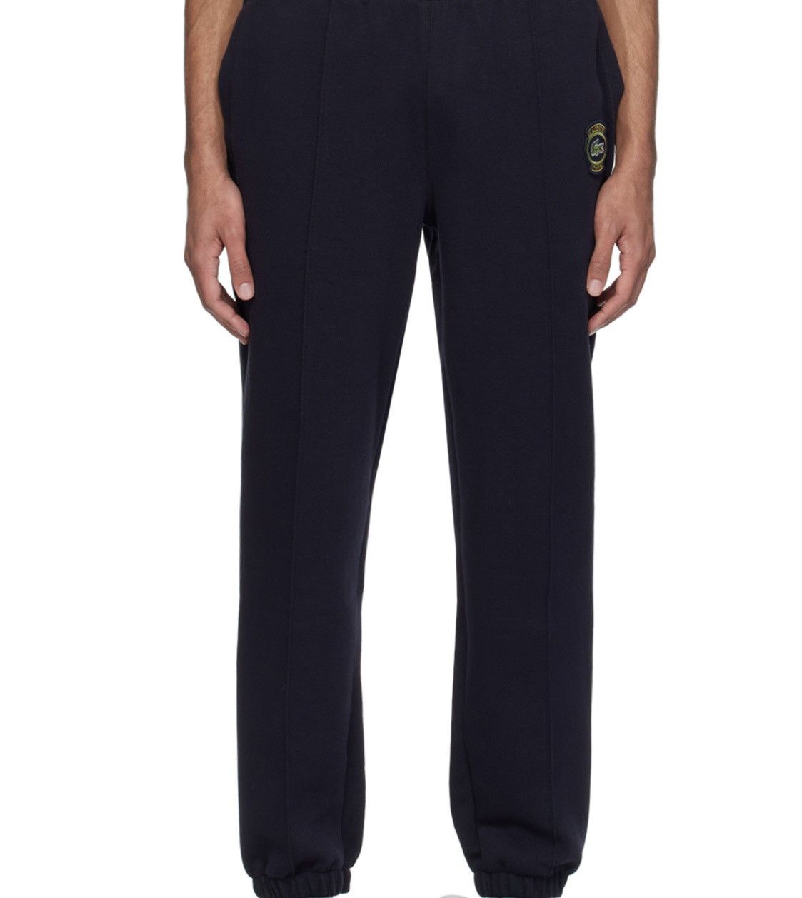 Lacoste × Vintage Navy Patch Sweatpants Size US 32 / EU 48 - 1 Thumbnail