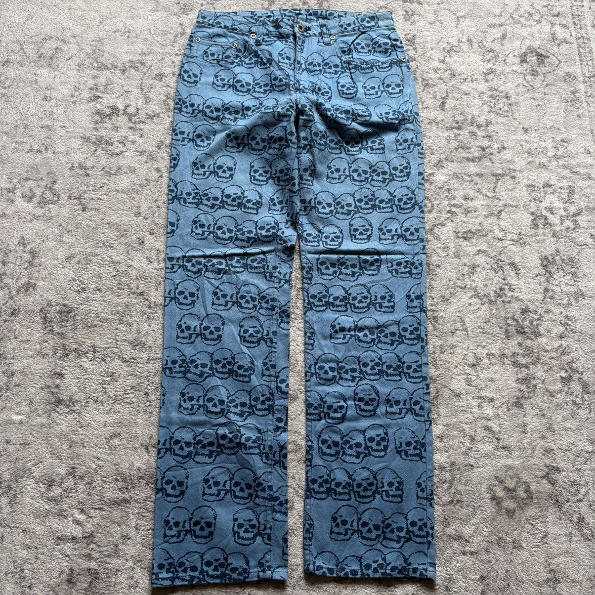 Hysteric Glamour Skull Jeans Light Blue | Size M