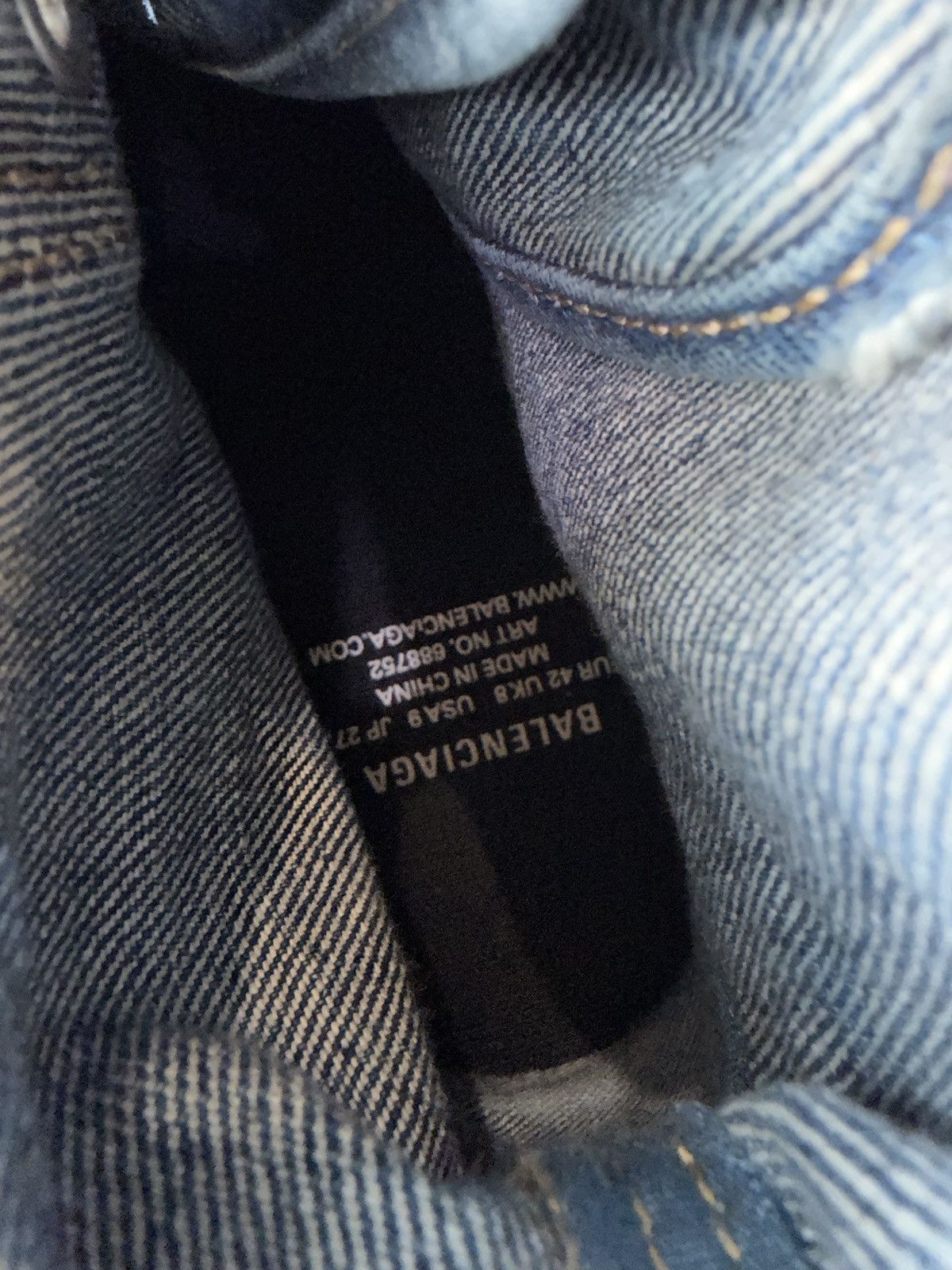 Balenciaga Balenciaga Paris denim sneakers Size US 9 / EU 42 - 10 Thumbnail