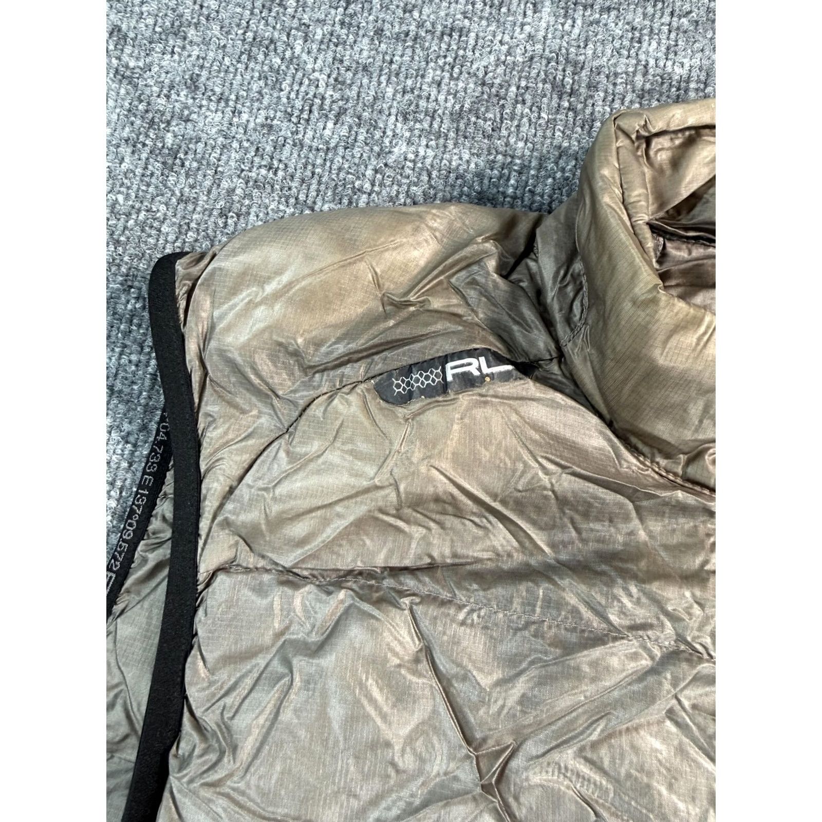 Ralph Lauren Ralph Lauren RLX Vest Mens XL Gray Down Puffer Quilted Lightweight Insulated Zip Size US XL / EU 56 / 4 - 2 Thumbnail