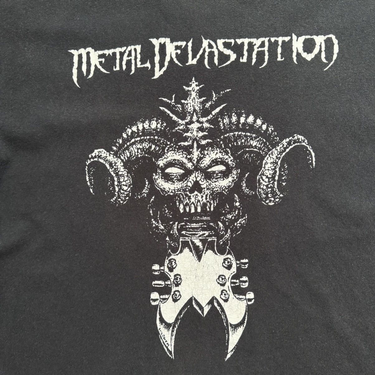 Metallica Metal Devastation Store Logo Distressed T-Shirt Size US L / EU 52-54 / 3 - 5 Thumbnail